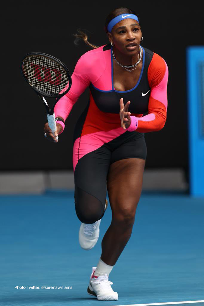 2021 Australian Open one legged body suit