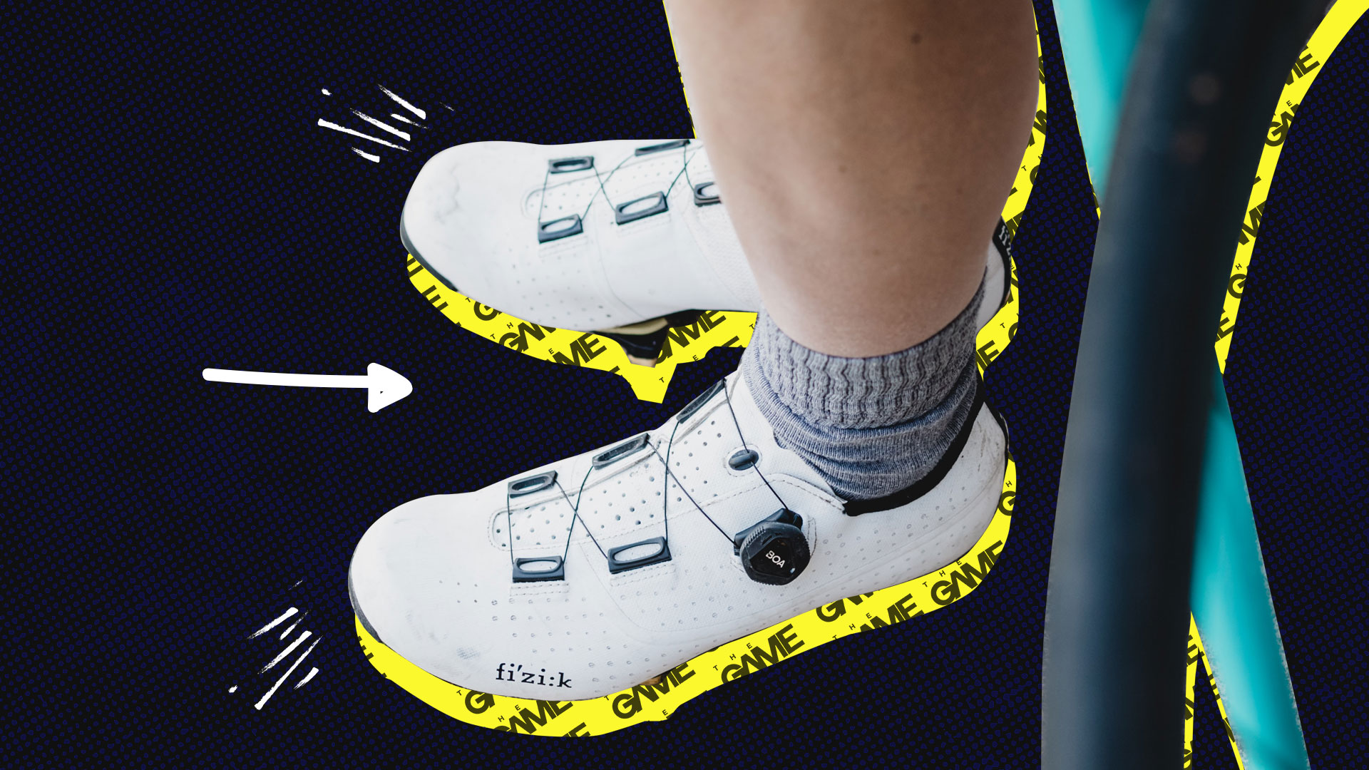 Cycling shoes or cleats