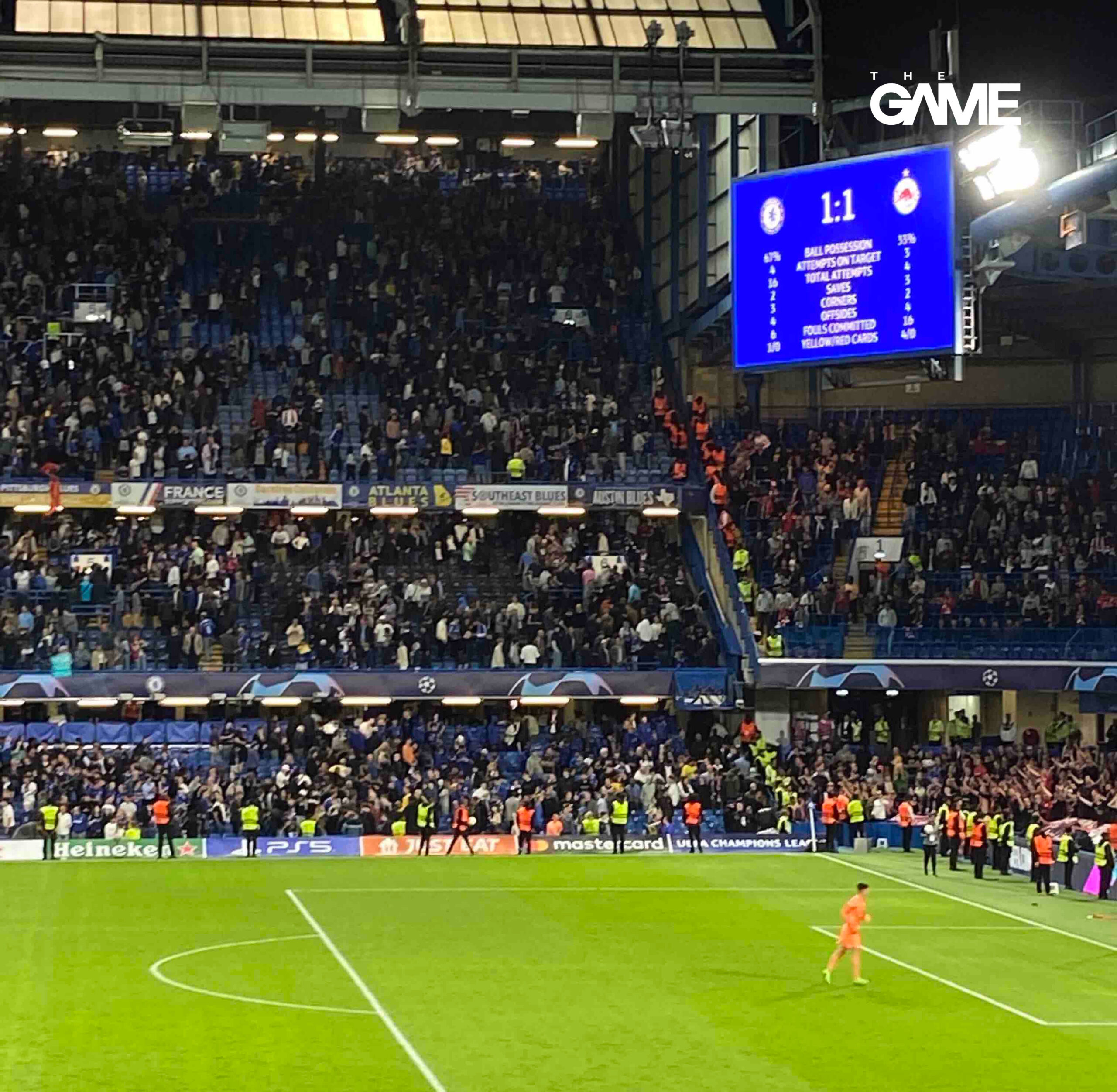 Final score of the Chelsea FC vs RB Salzburg match