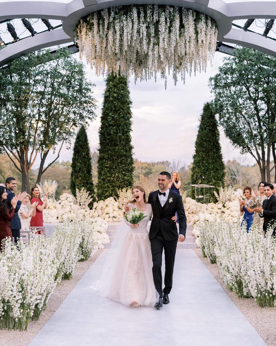 Jennifer Gates and Nayel Nassar's wedding
