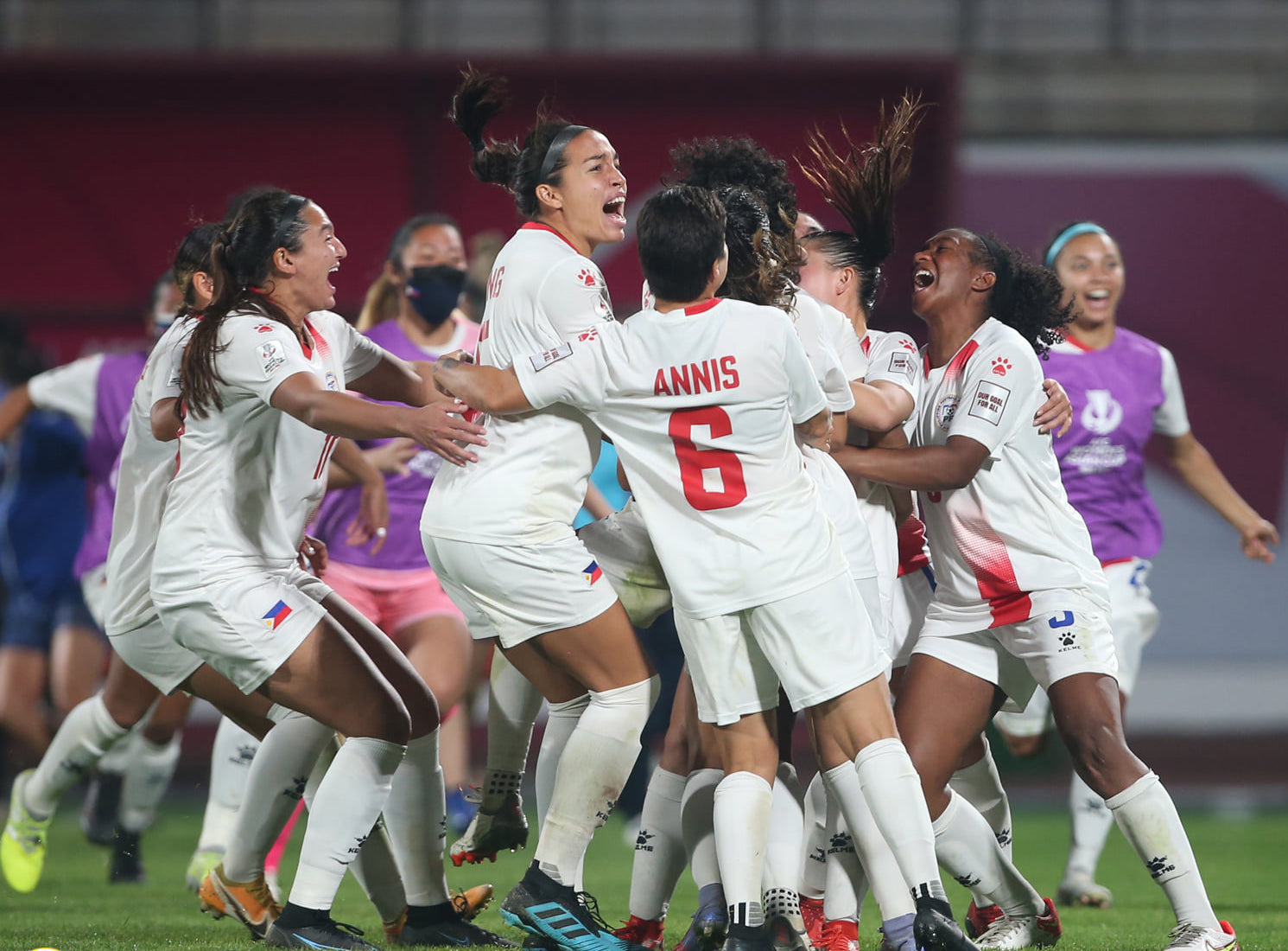 272869991_330720169066662_2977992042008522285_n - the game The Filipinas celebrating their first-ever World Cup qualification.