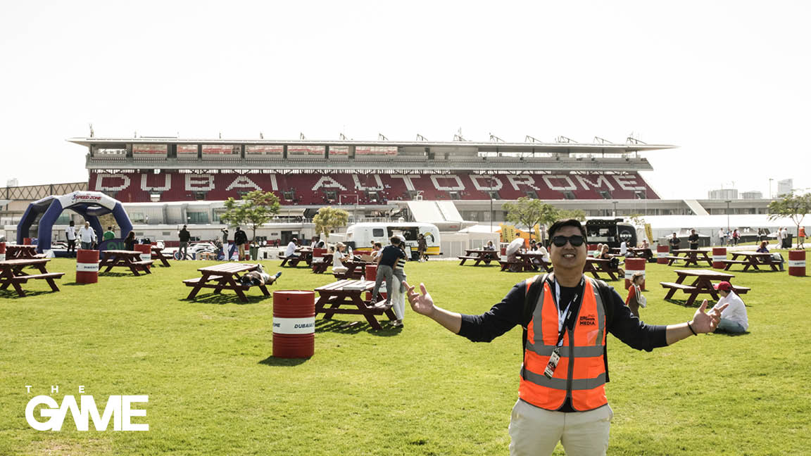 The GAME visits the Dubai Autodrome to support Filipina racer Bianca Bustamante.