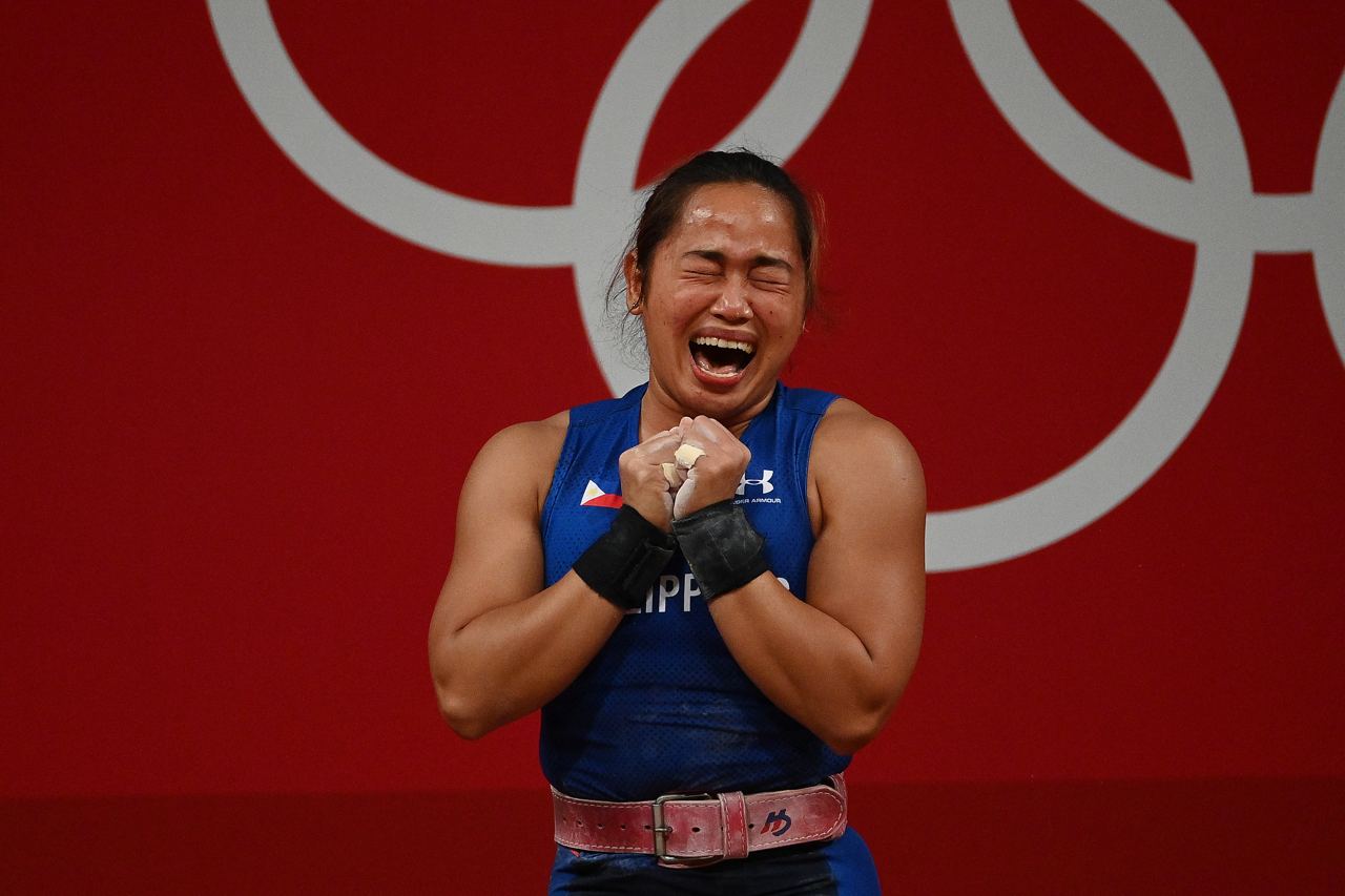 Hidilyn Diaz wins the Philippines' first Olympic gold medal in the 2020 Tokyo Olympics