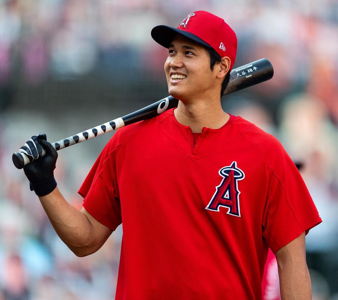 Shohei Ohtani for the Los Angeles Angels