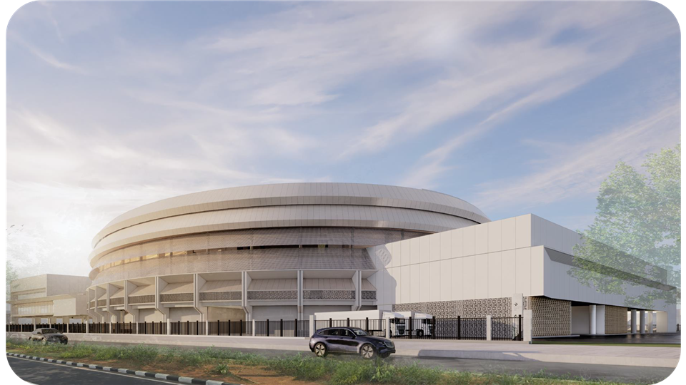 The Indonesia Arena is one of the five arenas hosting the 2023 FIBA World Cup