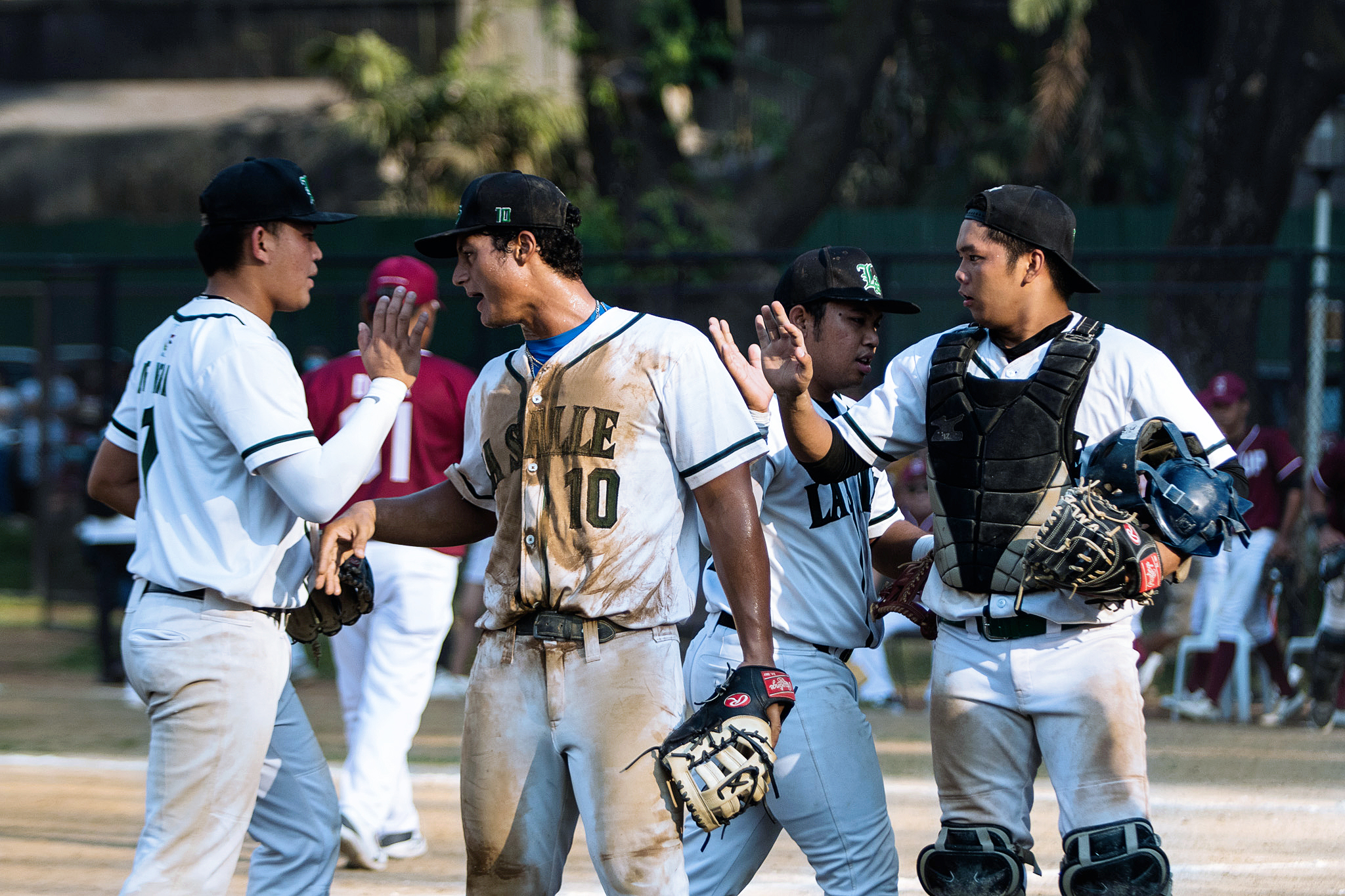 Back-to-back UAAP champions, the DLSU Green Batters (photographed by Zoila Caga, The LaSallian)