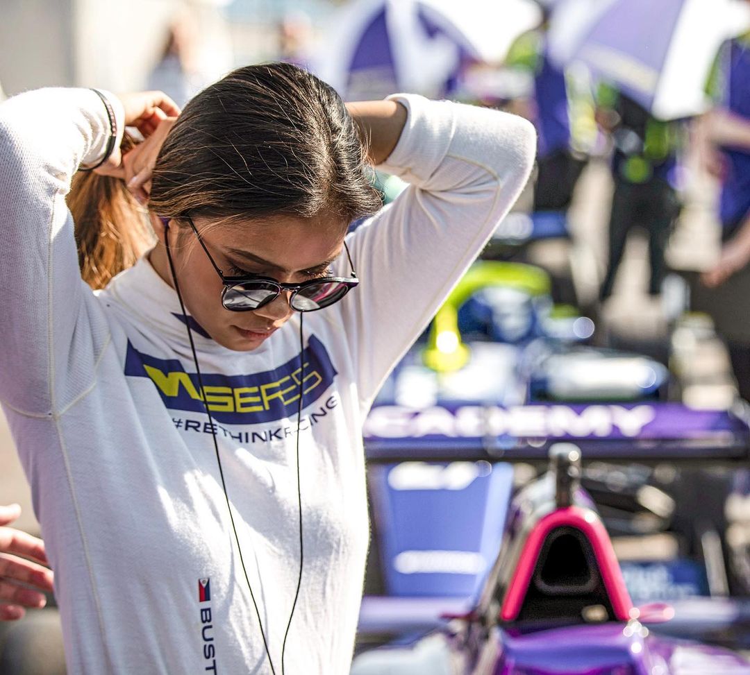 Bianca Bustamante competed in the W Series before achieving her first win