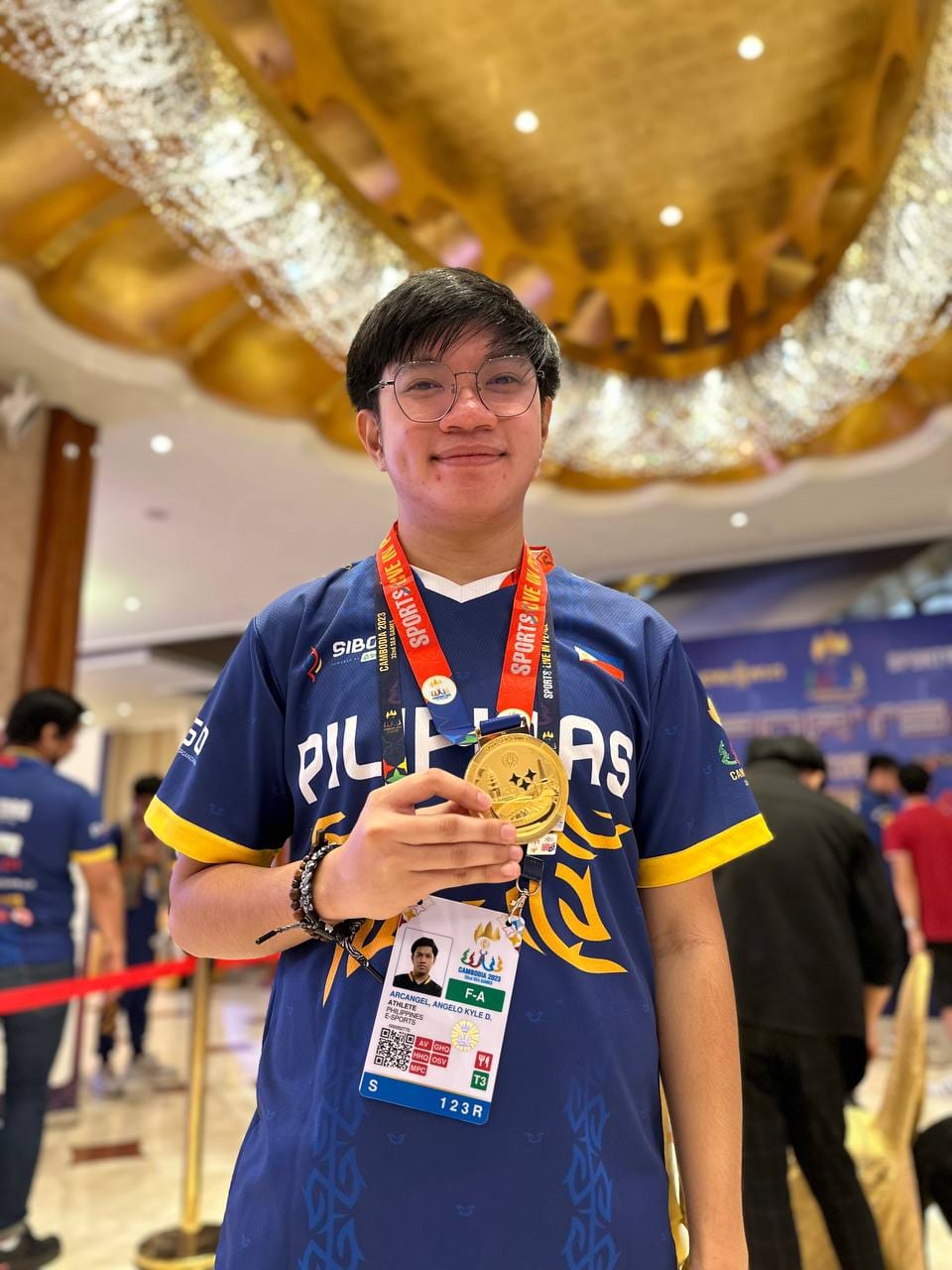 Two time SEA games gold medalist Angelo"Pheww" Arcangel