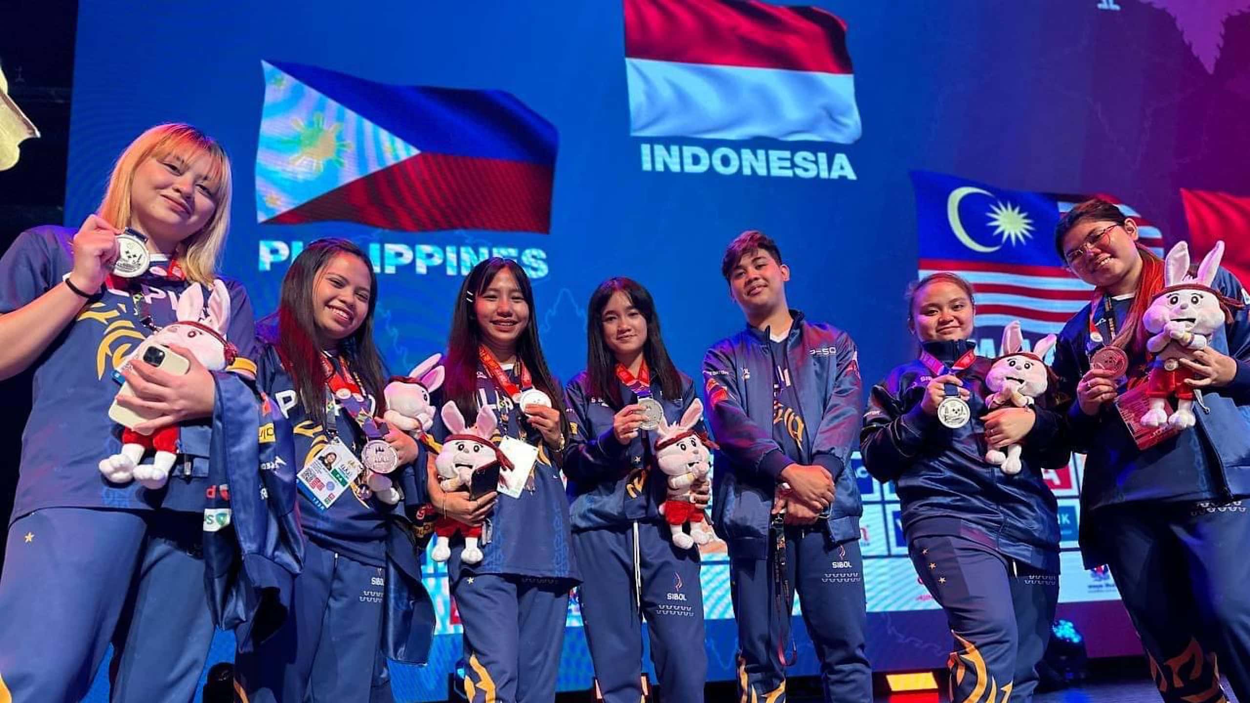 The Mobile Legends Women's Team from the Philippines captures silver in the 2023 SEA Games