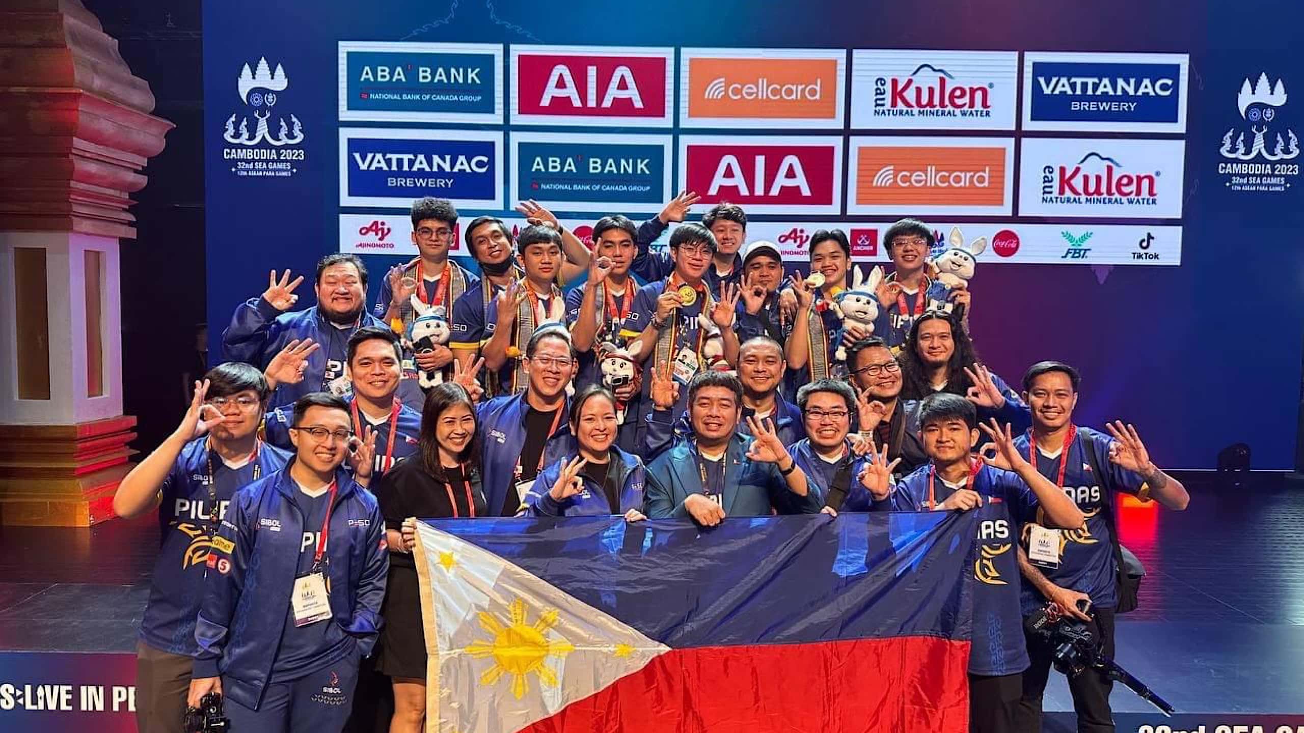 Sibols SEA games Mobile Legends gold medalists