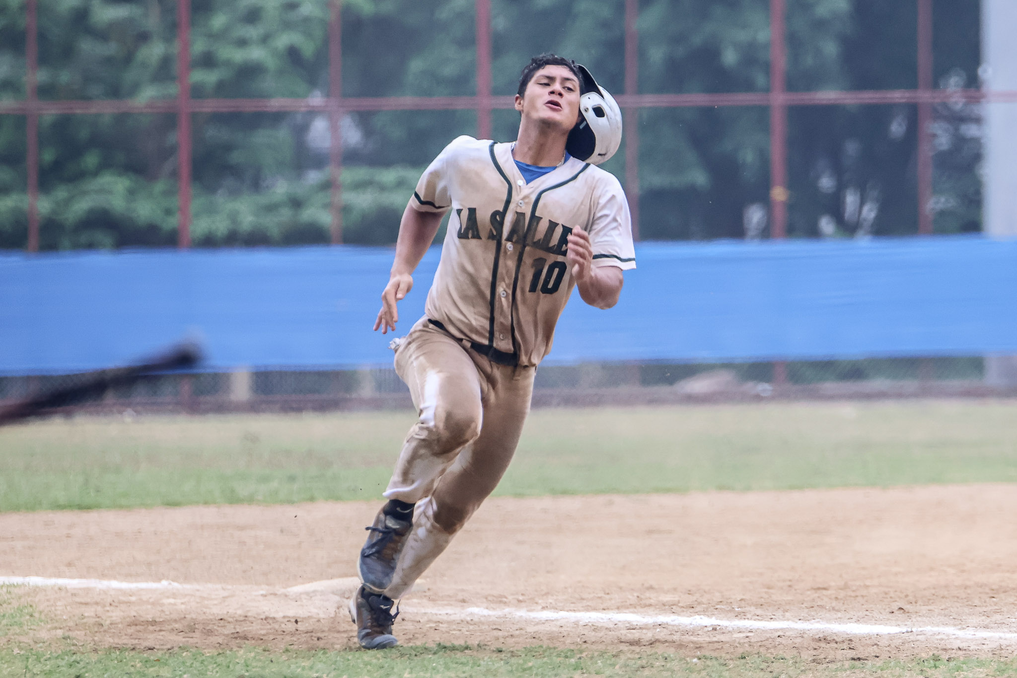 Filipino baseball player Iggy Escaño representing the DLSU Green Batters
