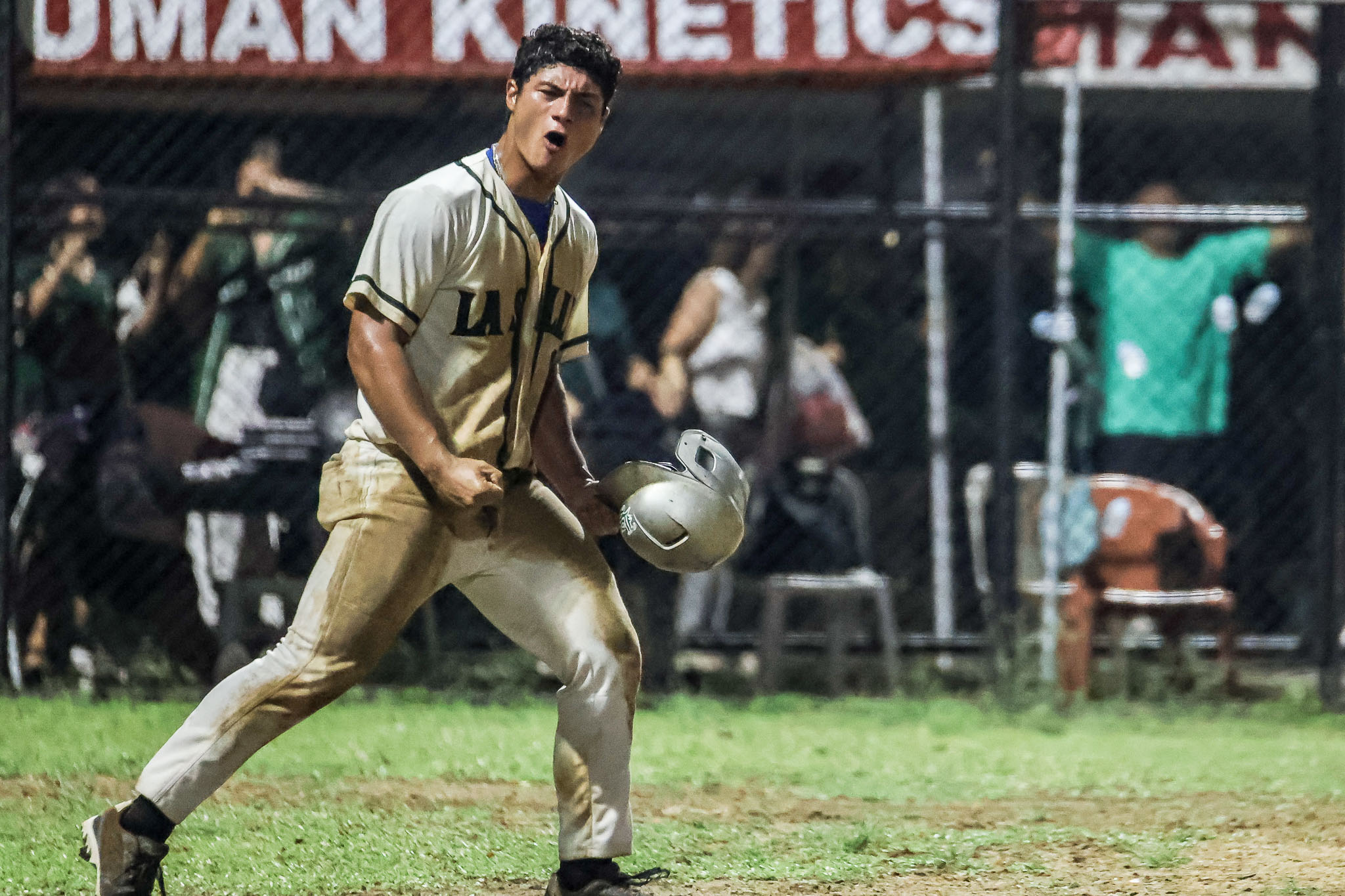 Filipino baseball player Iggy Escaño representing the DLSU Green Batters