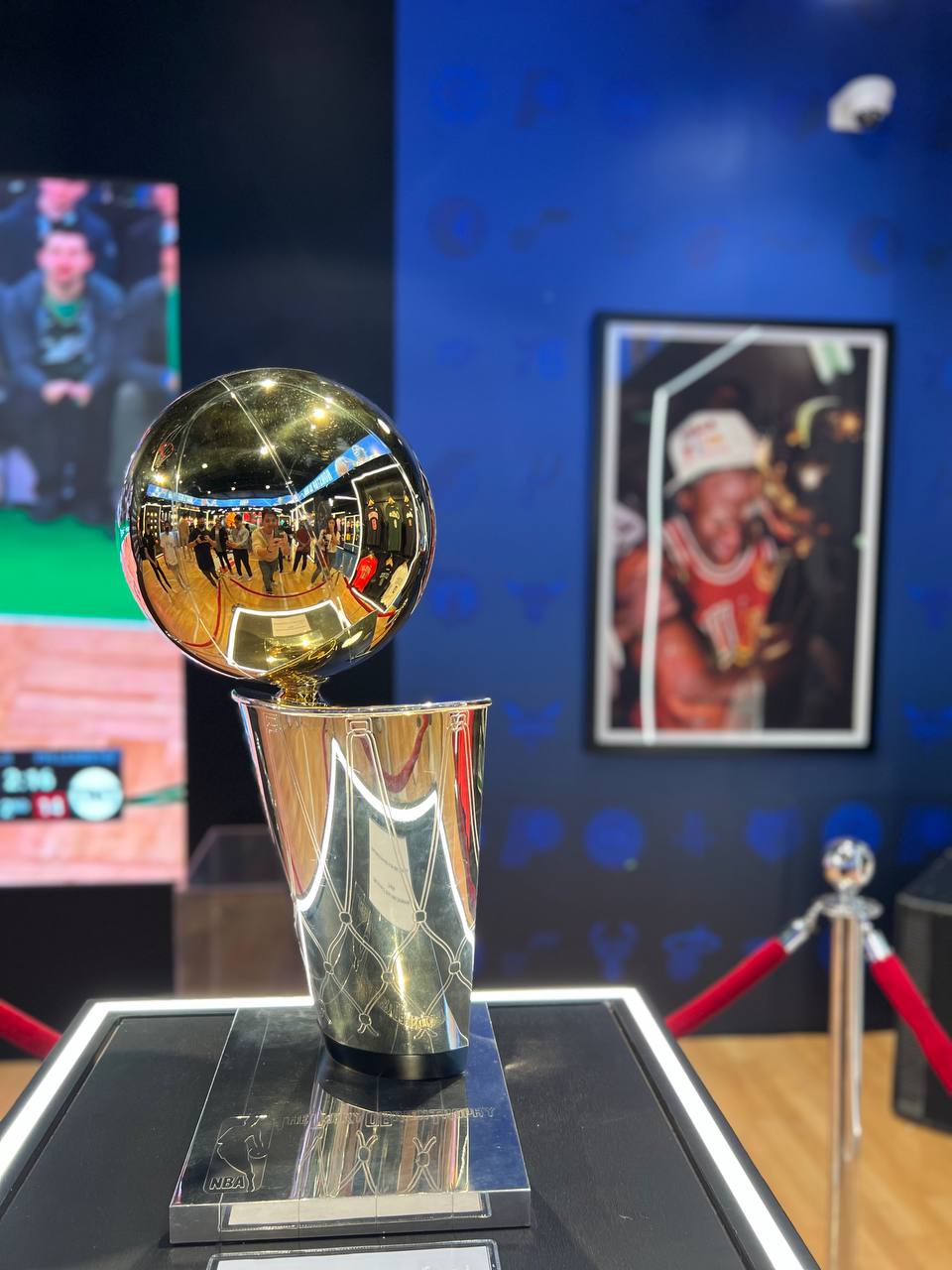 Manila's new NBA store has memorabilia from the sport.