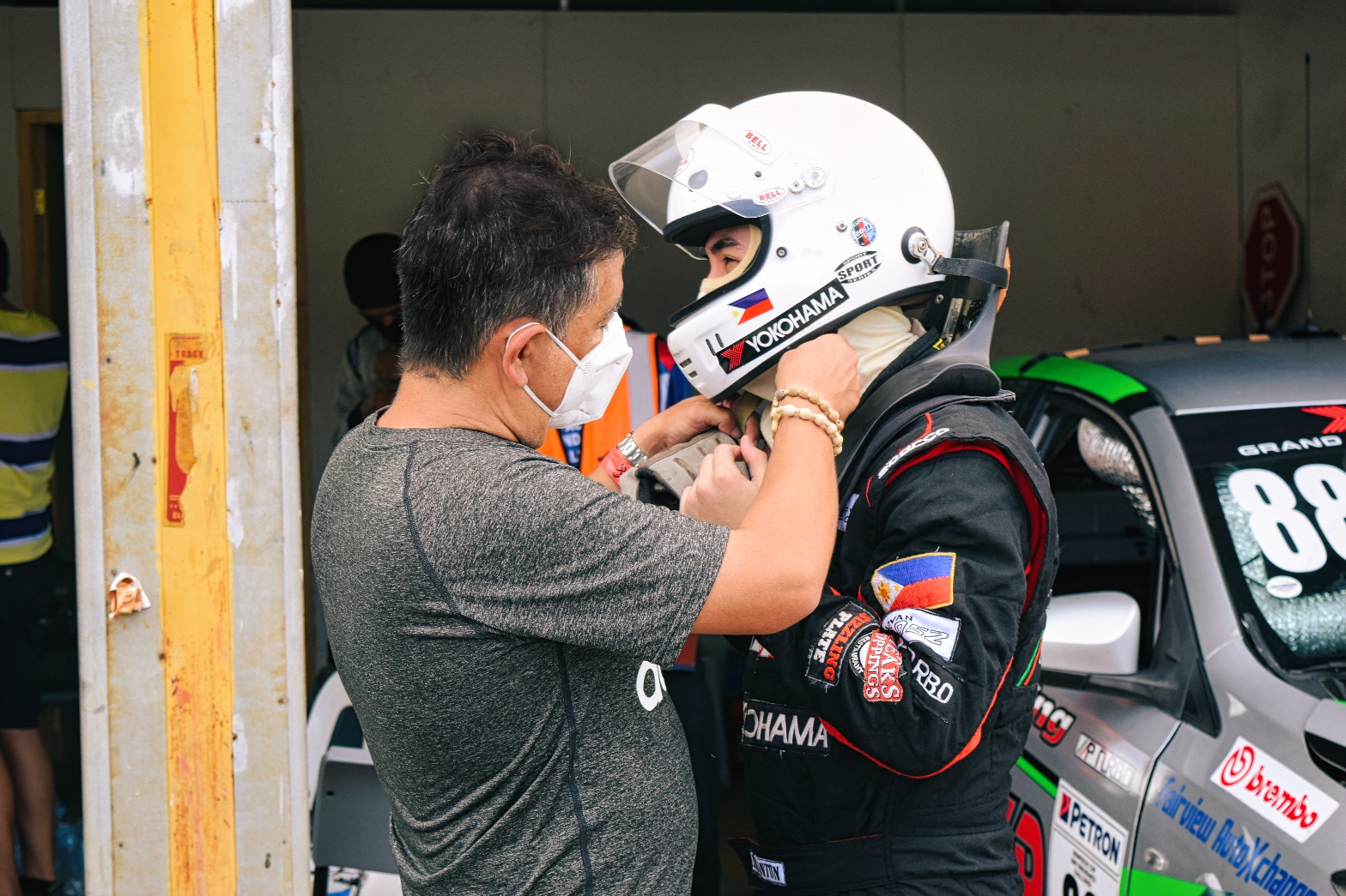 Filipino racecar driver Iñigo Anton