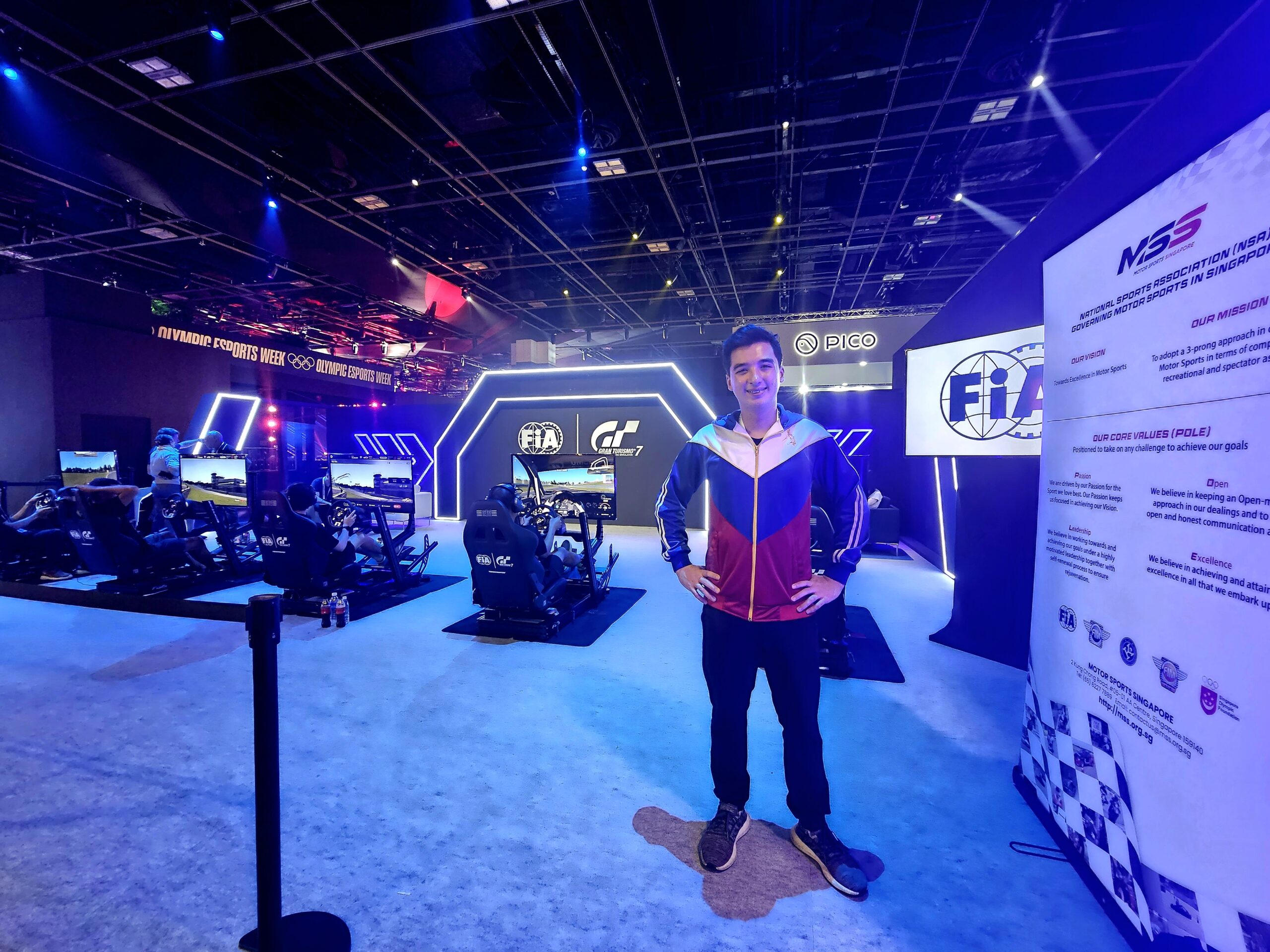Filipino racecar driver Iñigo Anton olympic esports