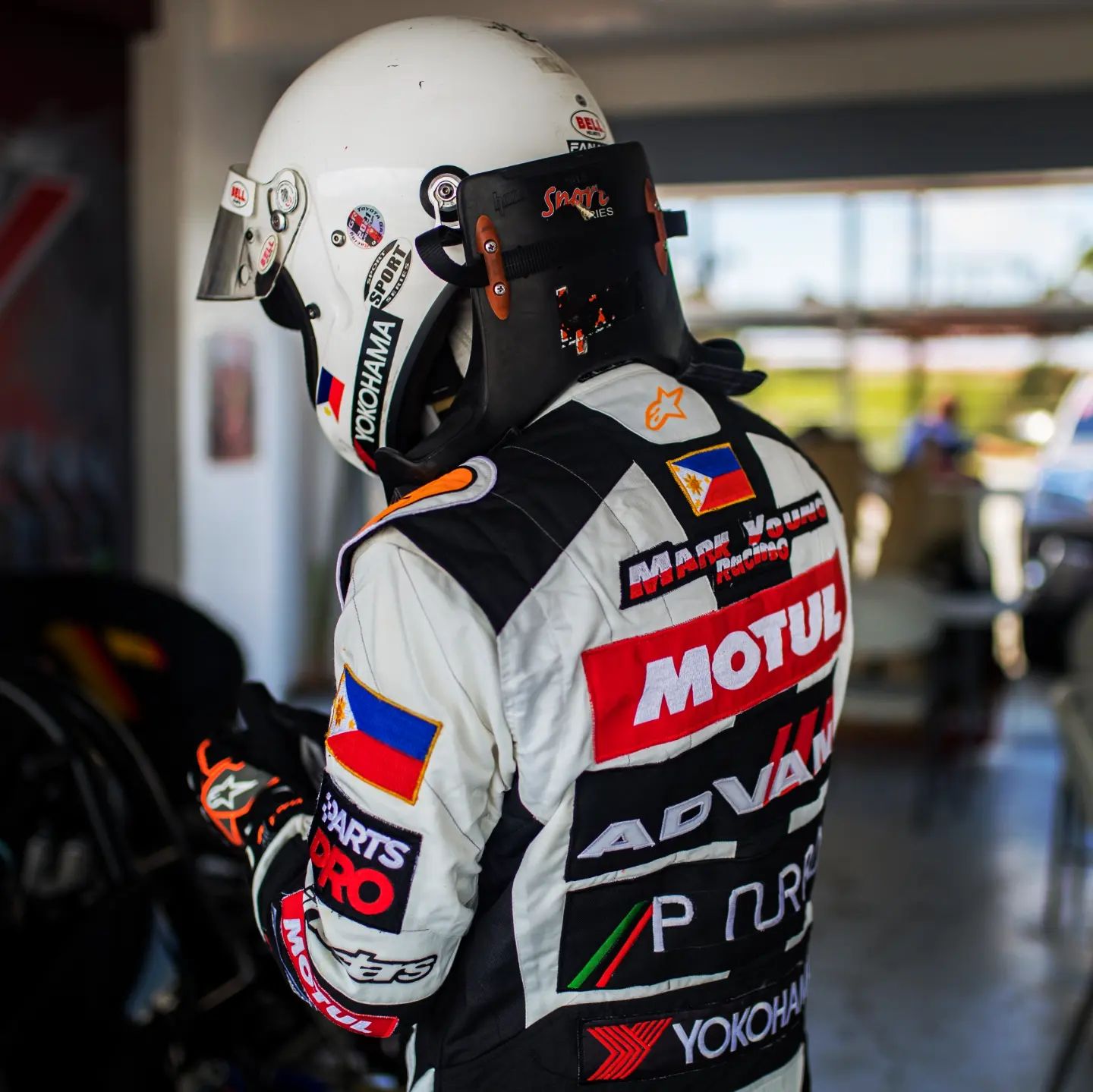 Filipino racecar driver Iñigo Anton