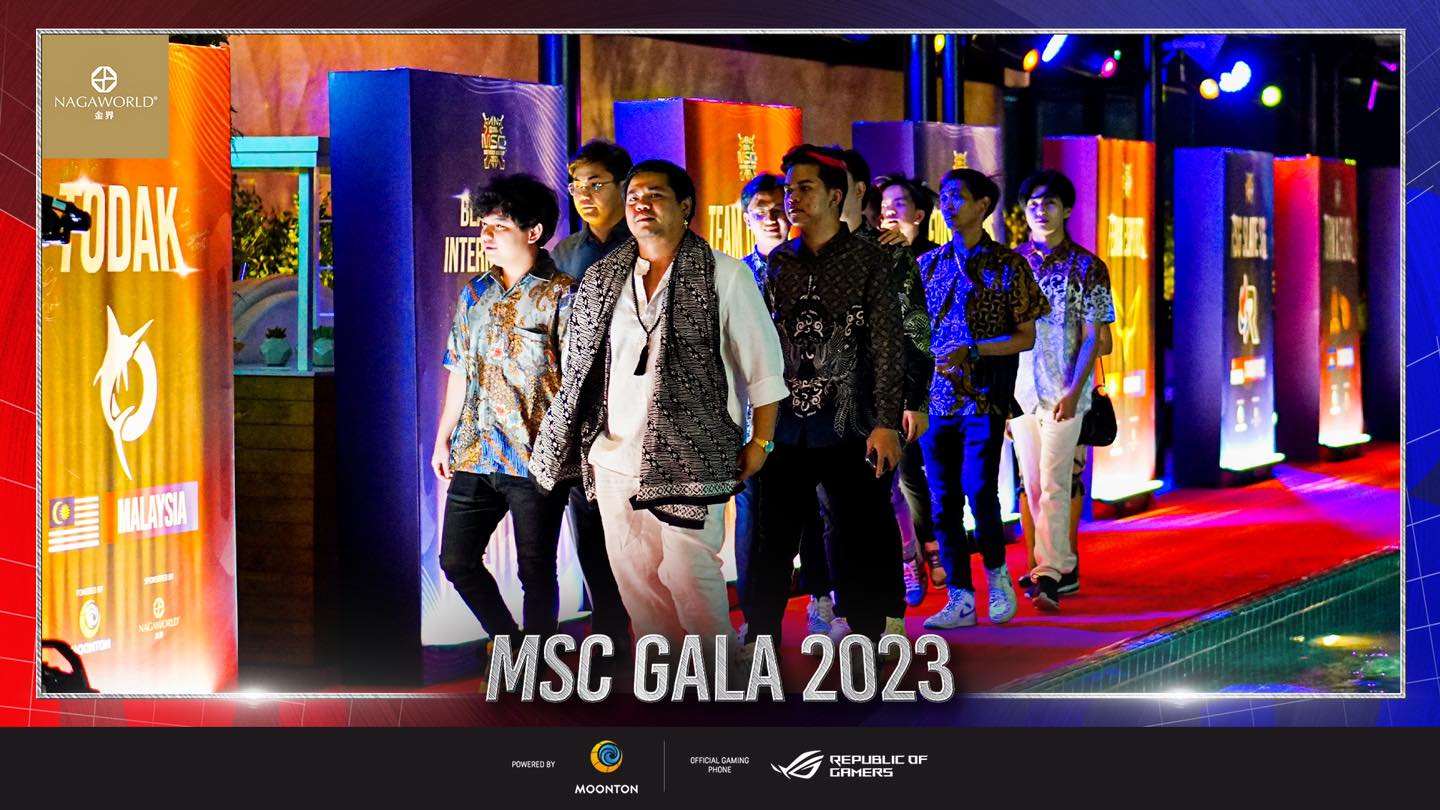 Onic Esports at the 2023 MSC Gala