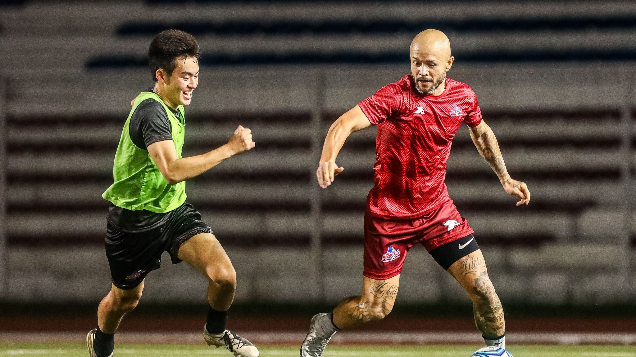 The Azkals training in Rizal Memorial ahead of FIFA International Friendly Match against Nepal