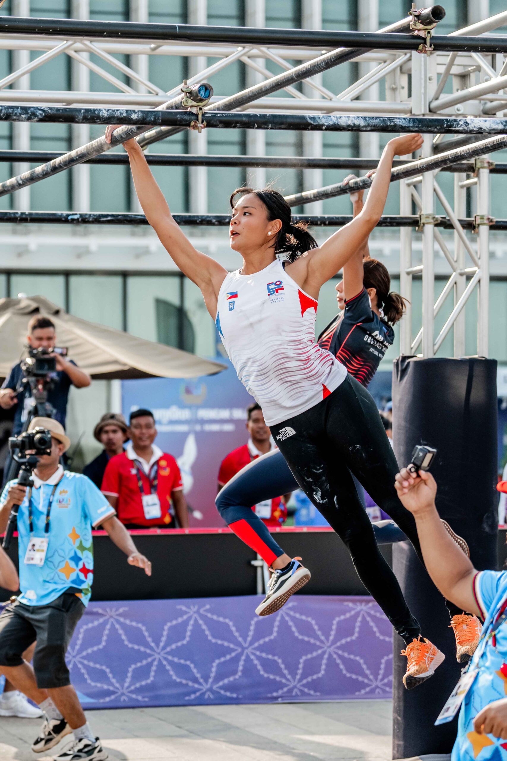 Obstacle Course Racer Kaizen Dela Serna at the 2023 Southeast Asian Games.