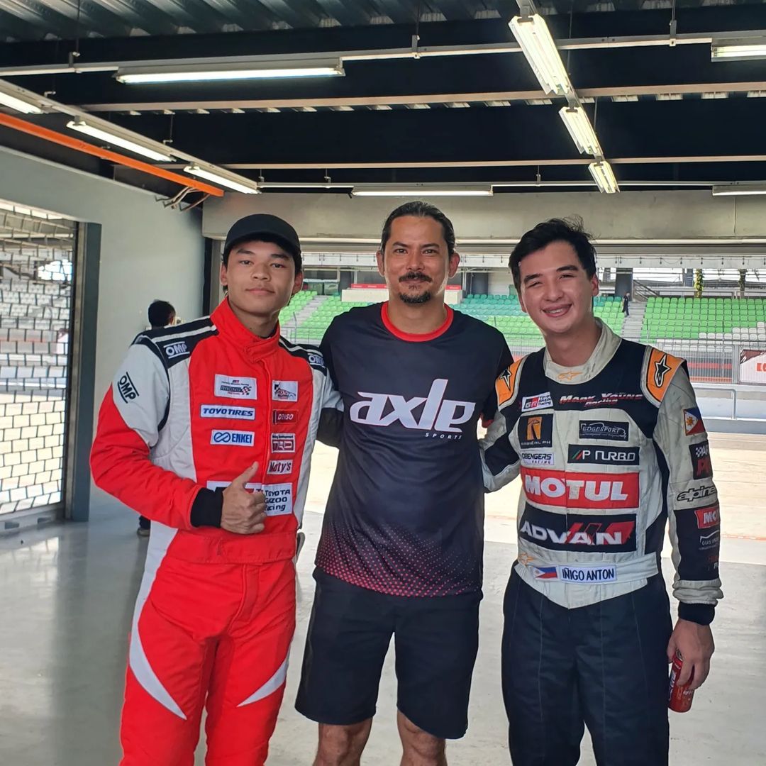Filipino racecar driver Iñigo Anton