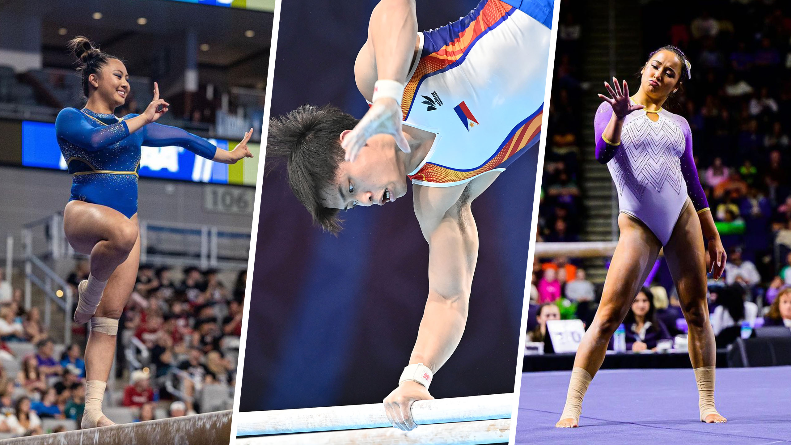 Carlos Yulo, Aleah Finnegan, and Emma Malabuyo represented the Philippines at the 2023 Asian Artistic Gymnastics Championships