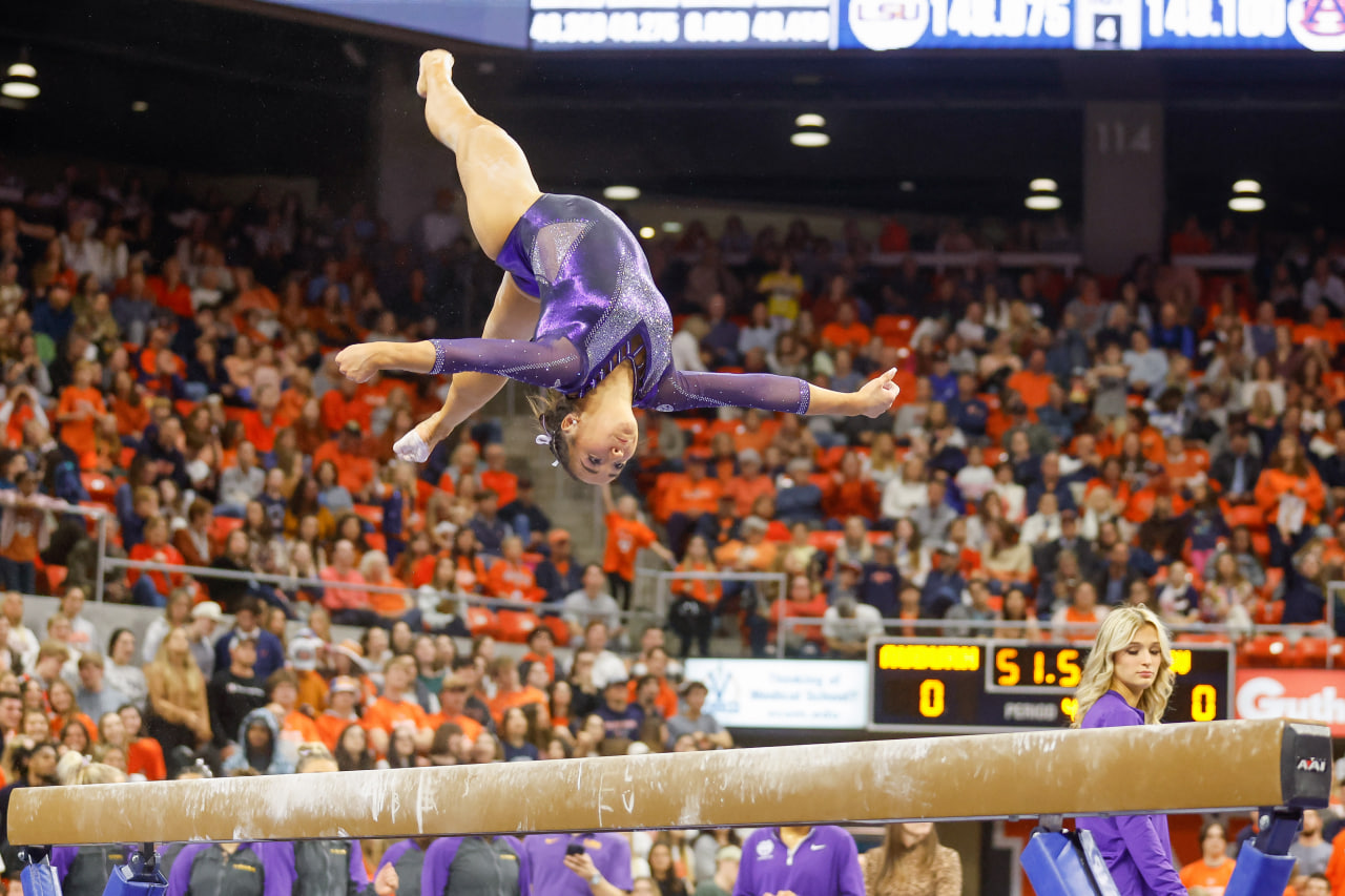 Aleah Finnegan represented the Philippines at the 2023 Asian Gymnastics Championships.