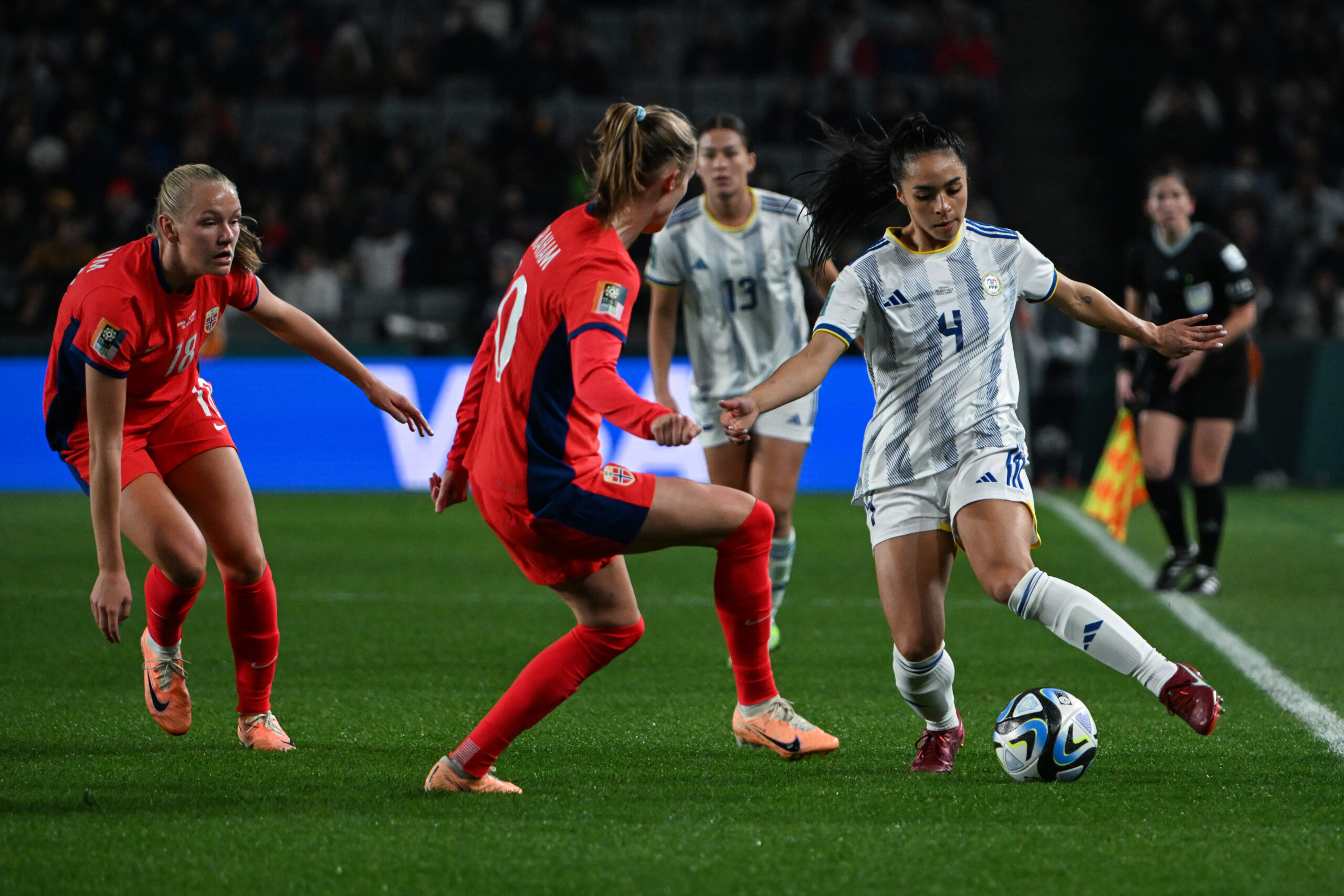 Fbl-wc-2023-women-match34-nor-phi - the game Filipinas vs Norway in 2023 Women's World Cup