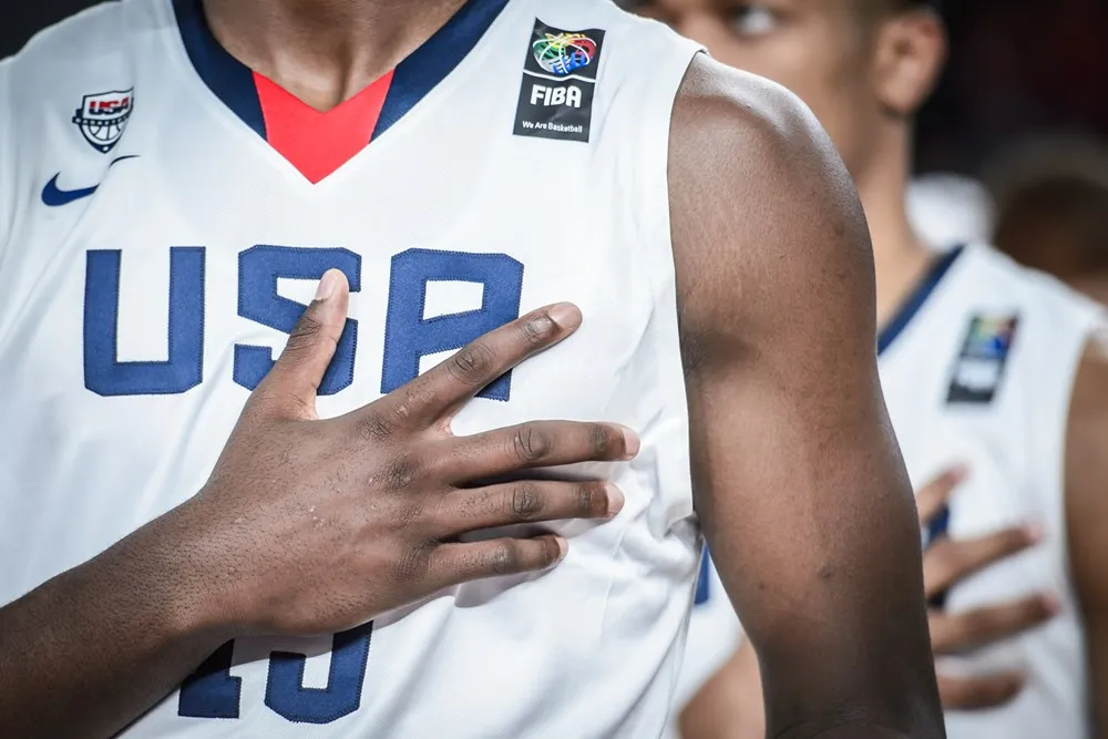Team USA in the FIBA World Cup