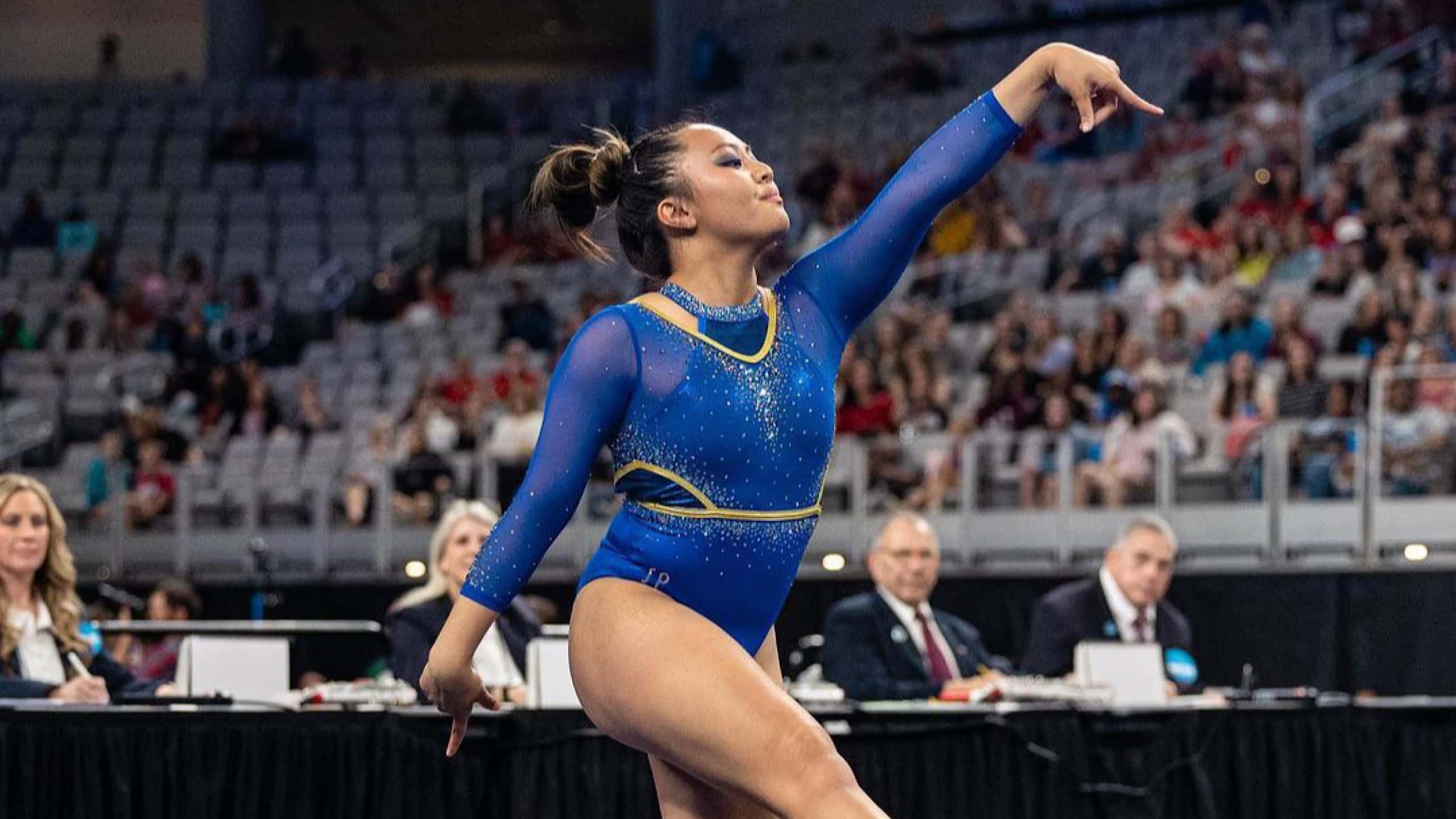 Filipina gymnast Emma Malabuyo