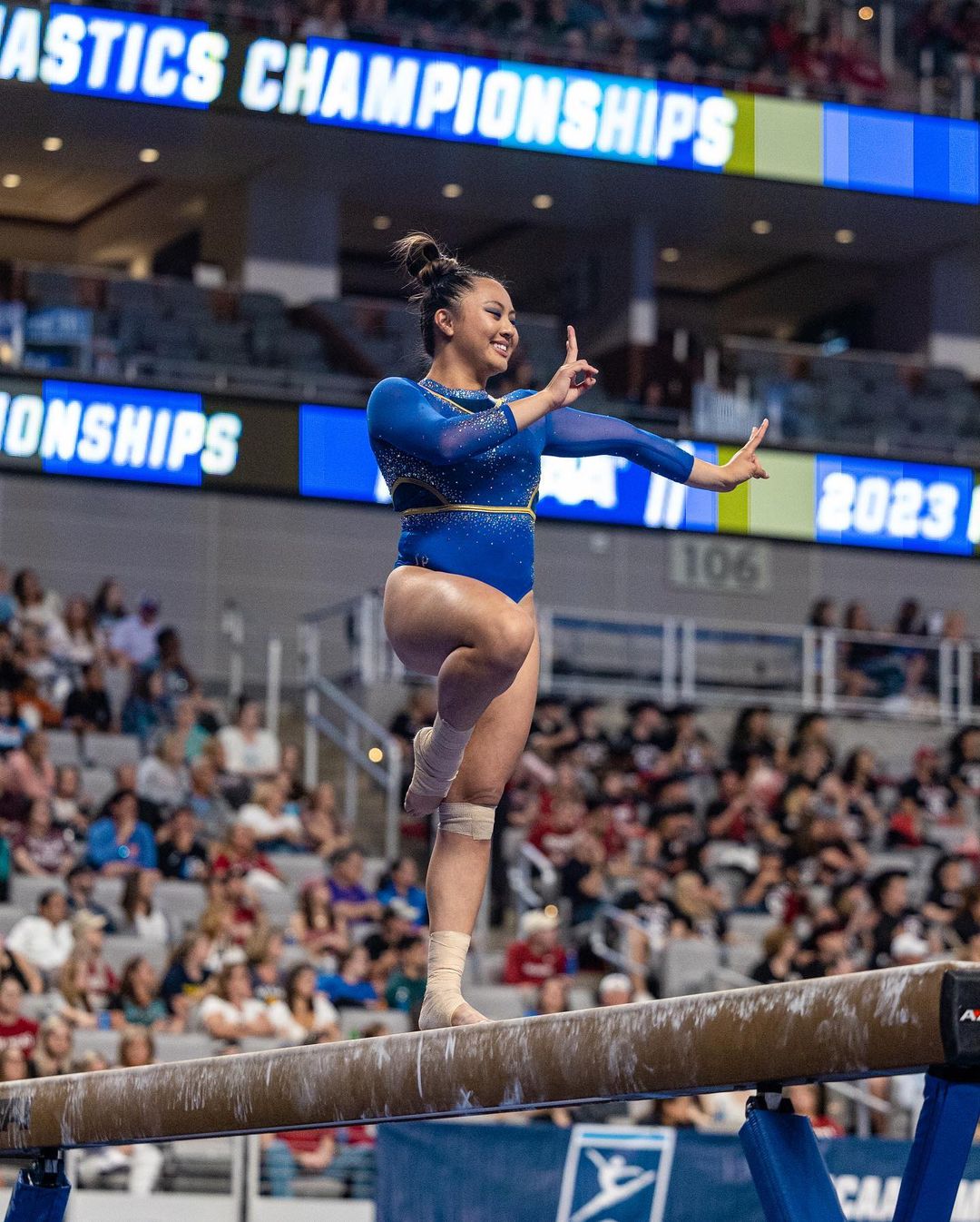 Filipina gymnast Emma Malabuyo