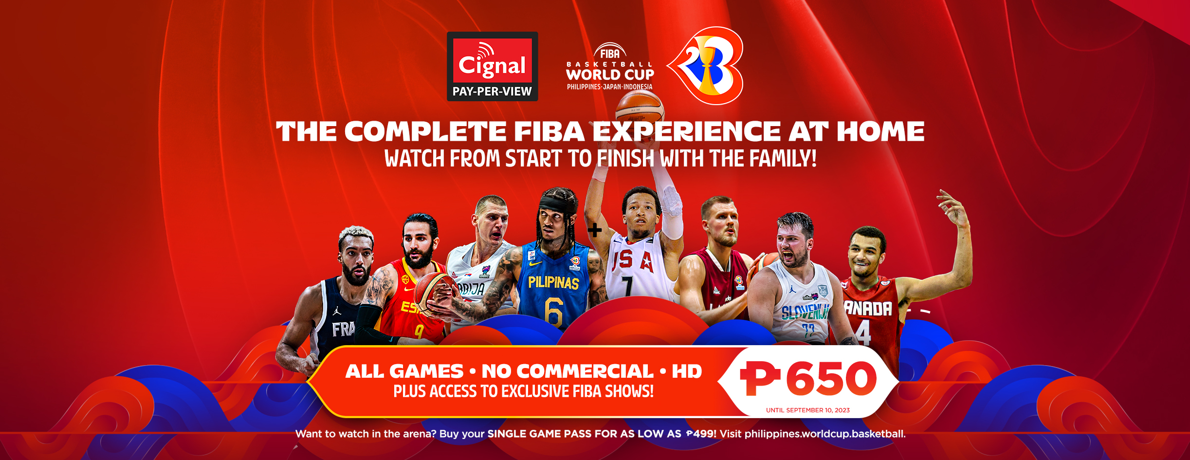 How you can watch the 2023 FIBA World Cup: Cignal TV