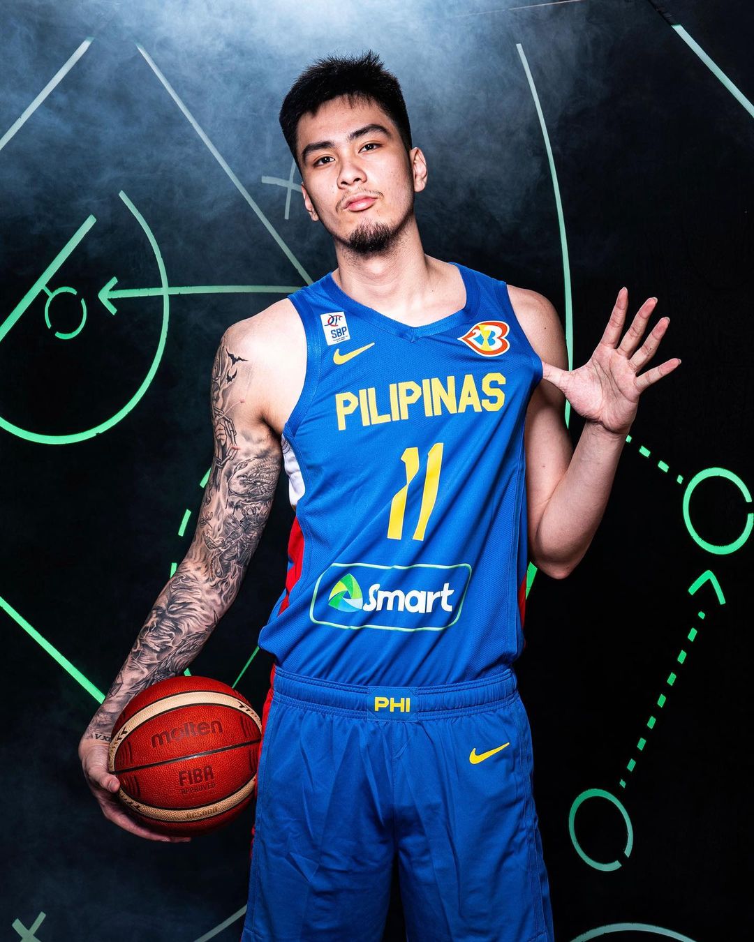 Gilas Pilipinas Merch: Nike Pilipinas Jersey worn by Kai Sotto