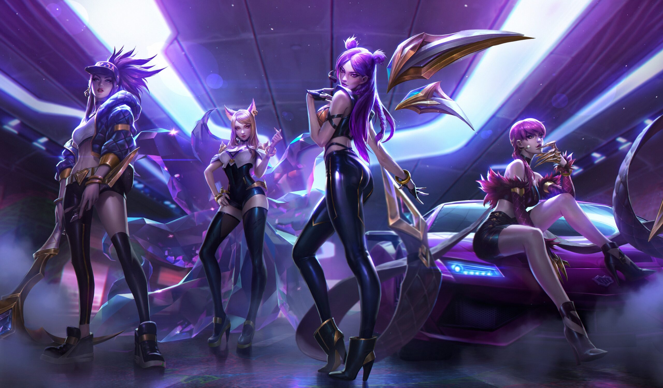 K/DA, the League of Legends virtual idol group.