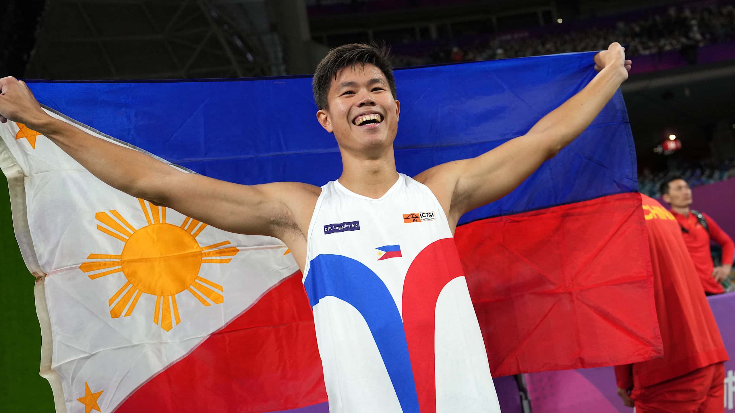 EJ Obiena in the 2023 Asian Games