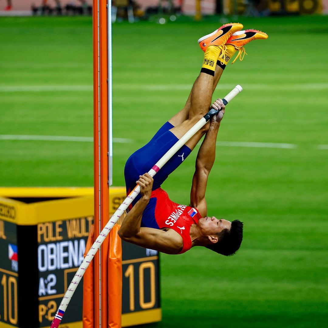 Filipino pole vaulter Ernest"EJ" Obiena prepares for the 19th Asian Games in Hangzhou, China