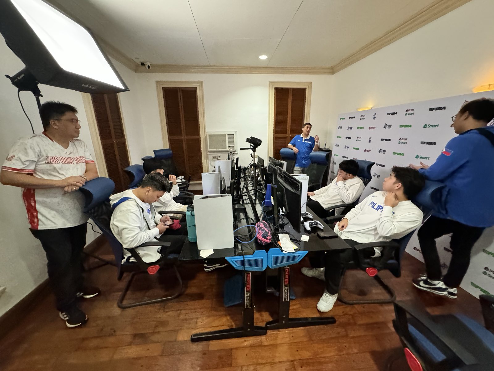 eGilas Pilipinas competing in the eFIBA tournament