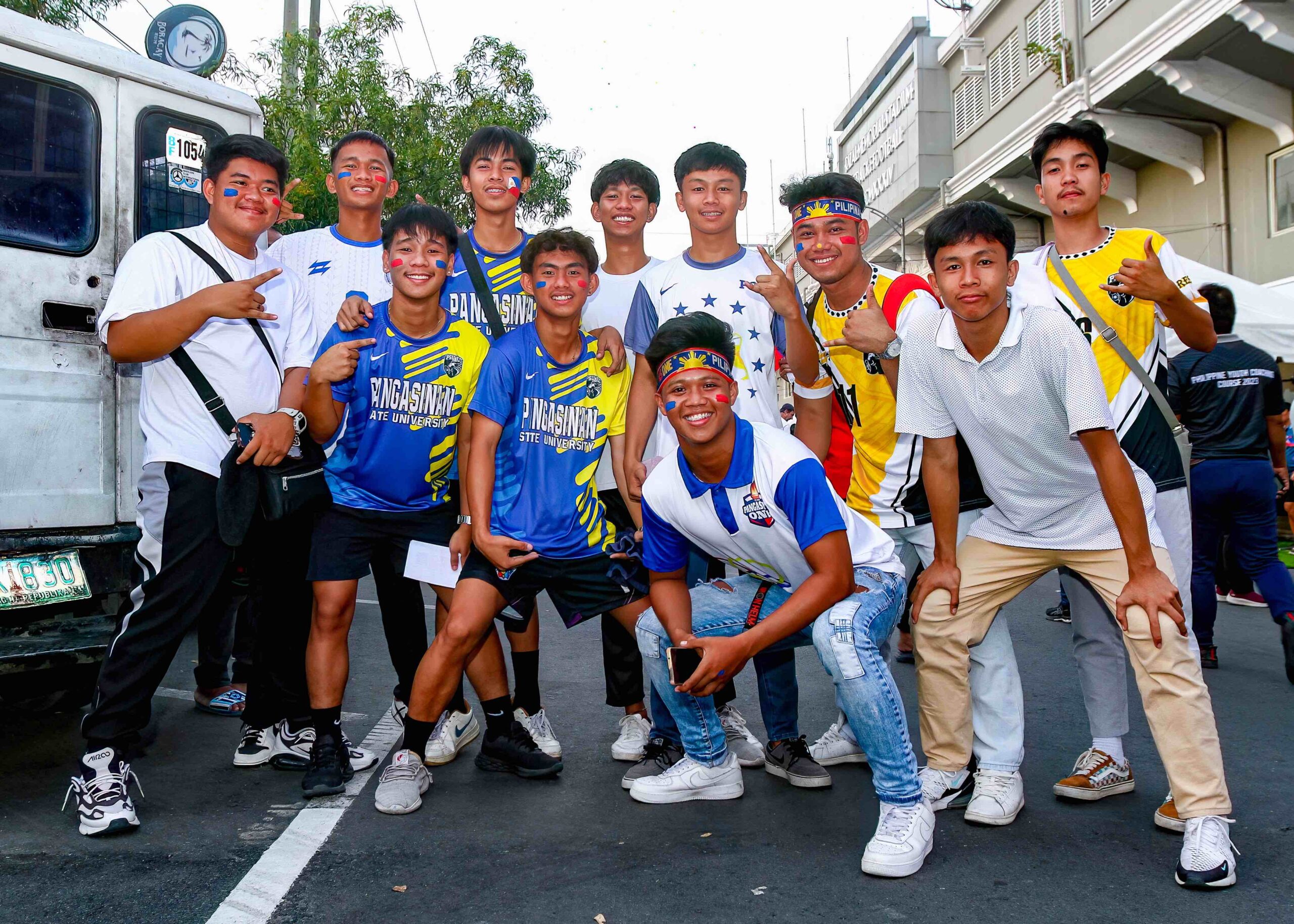 Azkals fans at the World Cup Qualifiers PFF Fan Zone