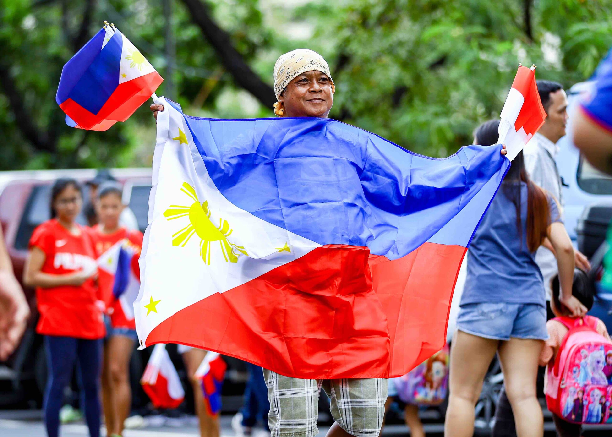 Azkals fans at the World Cup Qualifiers PFF Fan Zone