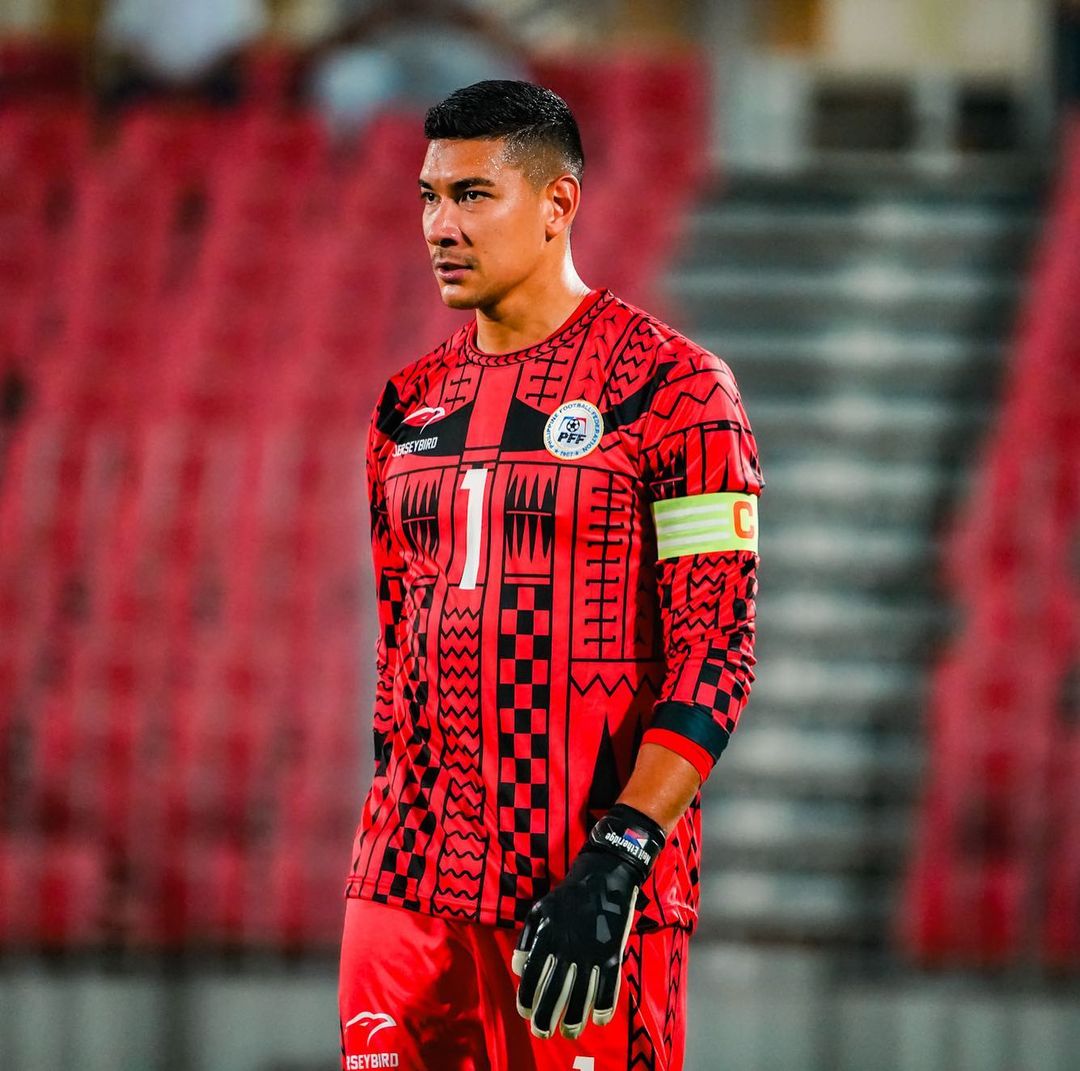 Neil Etheridge playing for the Azkals