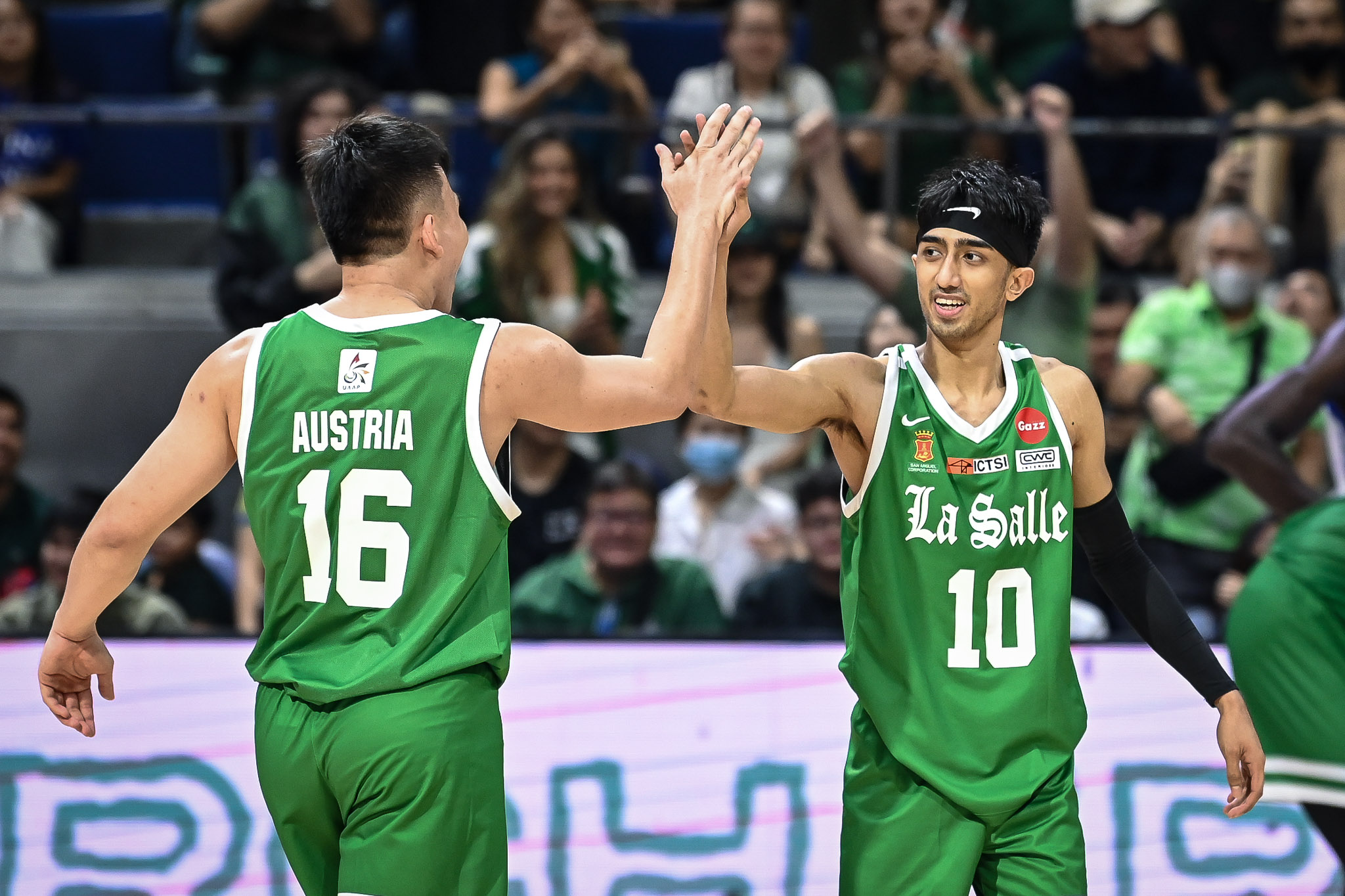 DLSU Green Archers CJ Austria and Evan Nelle (UAAP Season 86)