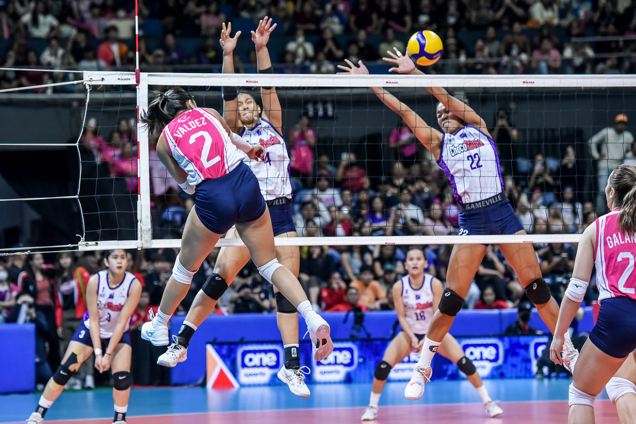 Pvl-afc-finals-g2-creamline-vs. -choco-mucho-alyssa-valdez-3967 - the game Philippine Volleyball player Alyssa Valdez for Creamline Coolsmashers