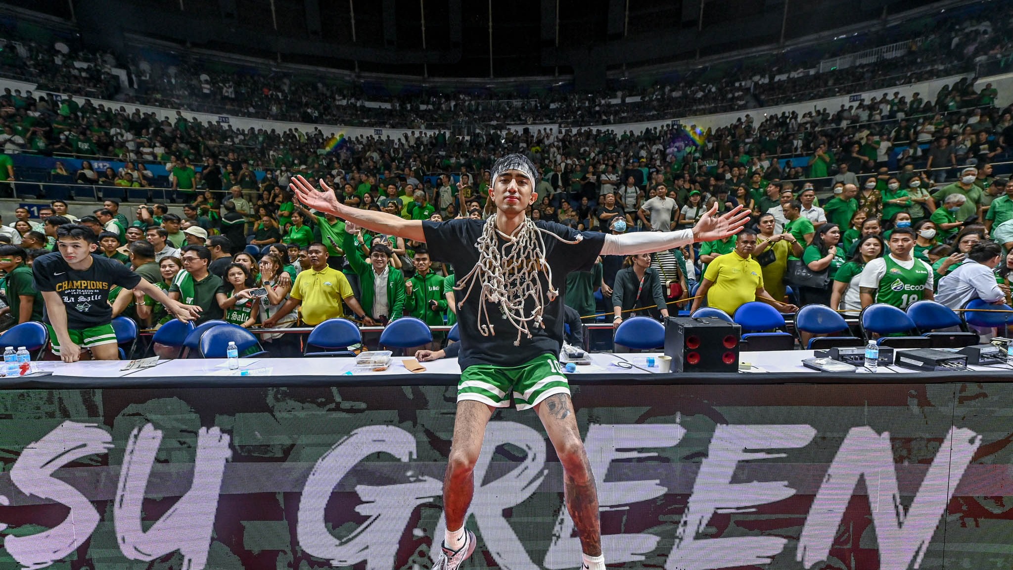 UAAP Season 86 Men's Basketball Champions: The DLSU Green Archers (in-photo: Evan Nelle)
