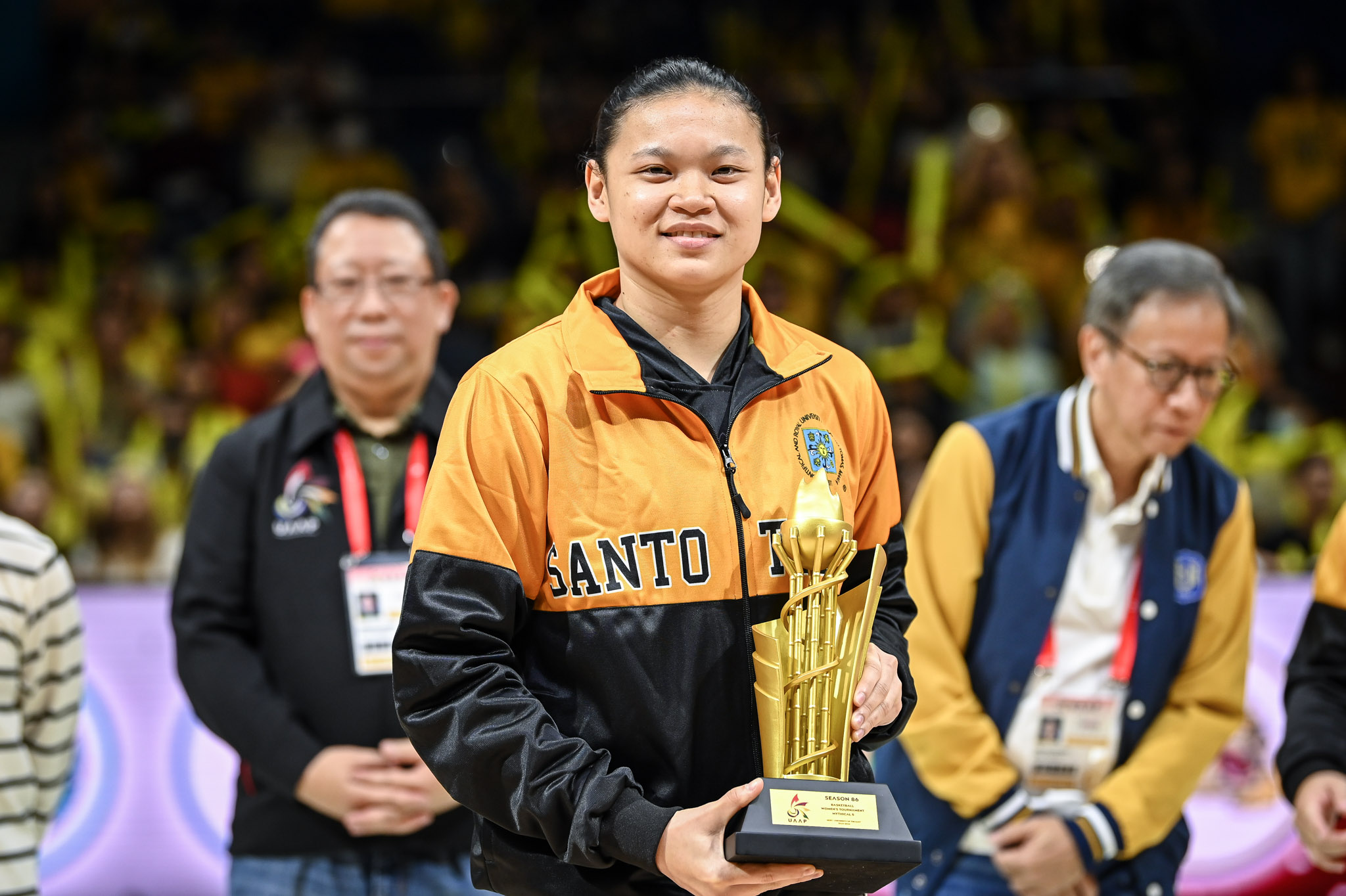 Representing UST, former Rookie of the Year Tantoy Ferrer made it into the Mythical Team for Season 86