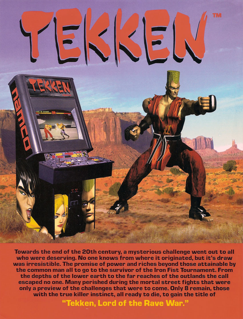 21019901 - the game The History of Tekken, The King of 3D Fighters