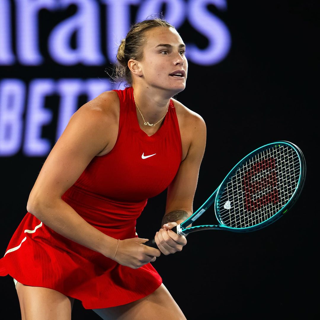 Tennis player Aryna Sabalenka