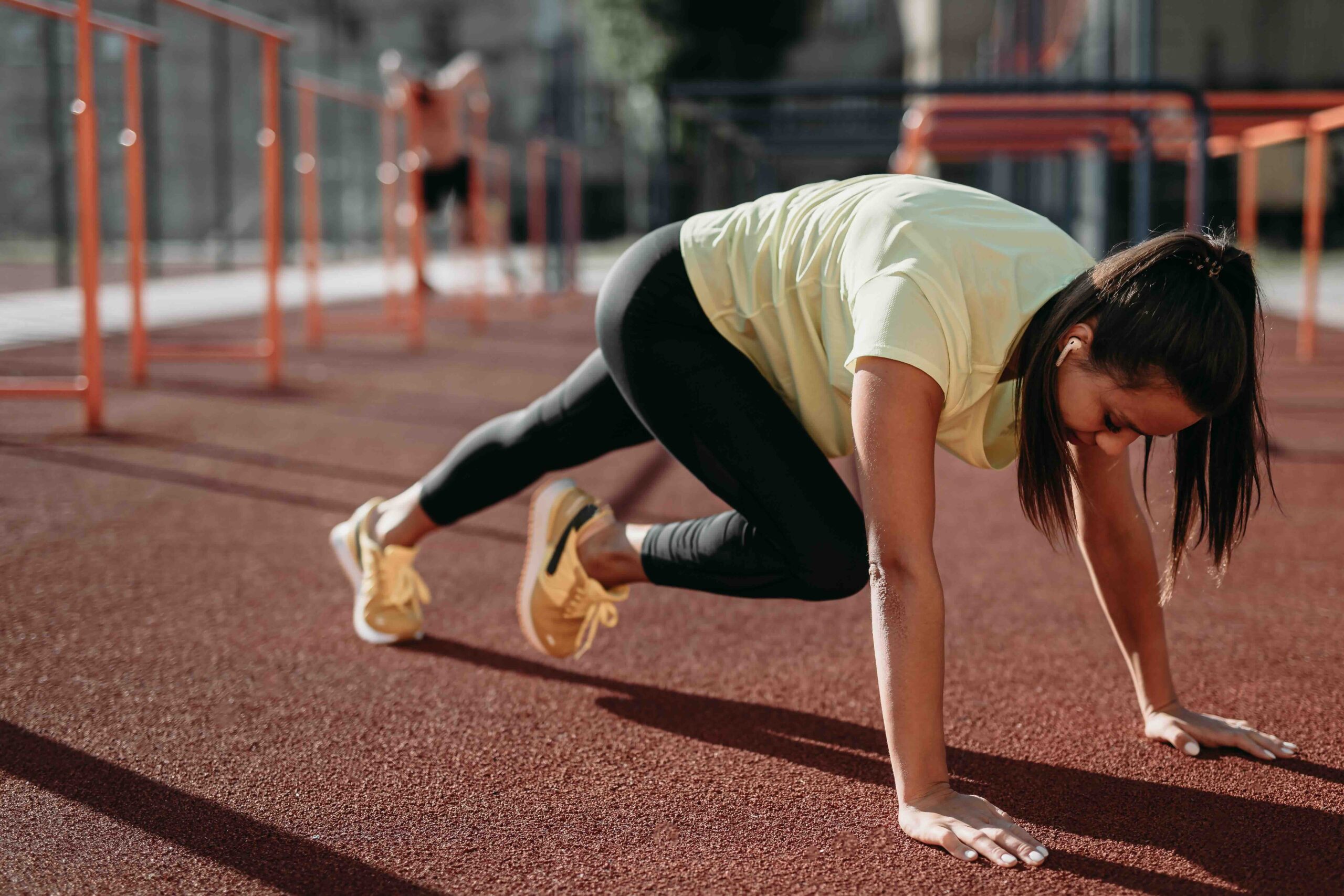 Warming up before long-distance running