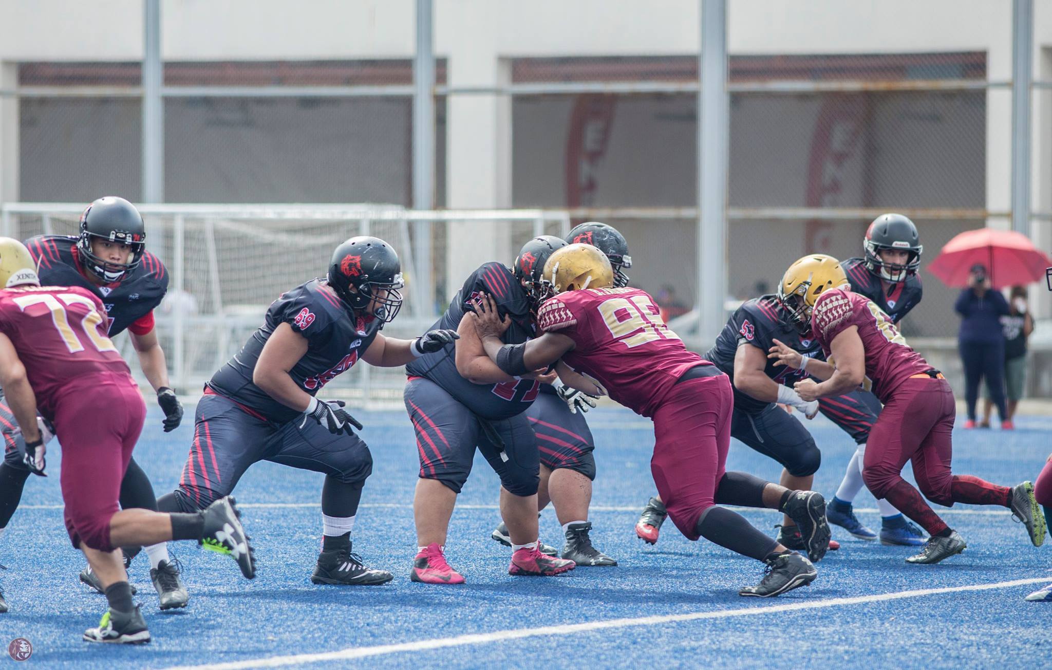 Datu Tackle Football competing in the Philippine American Football League in 2017