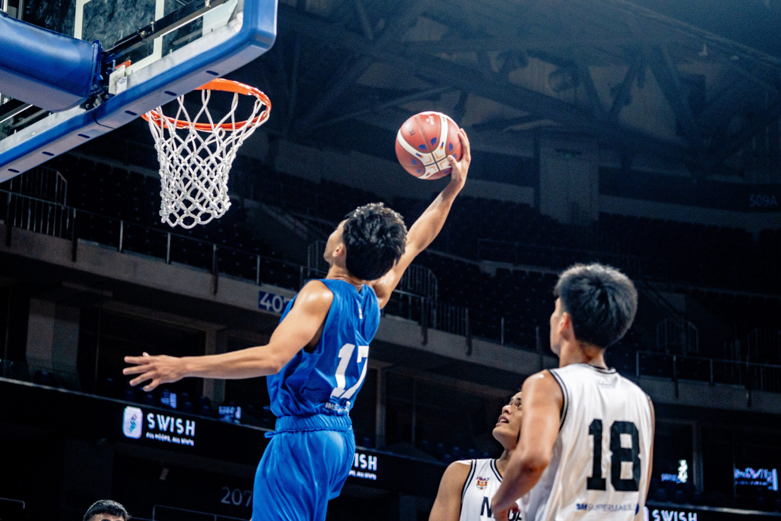 Nbtc-fil-am-usa-vs-naga-38 - the game Andy Gemao takes flight during the NBTC 2024's Fantastic 8