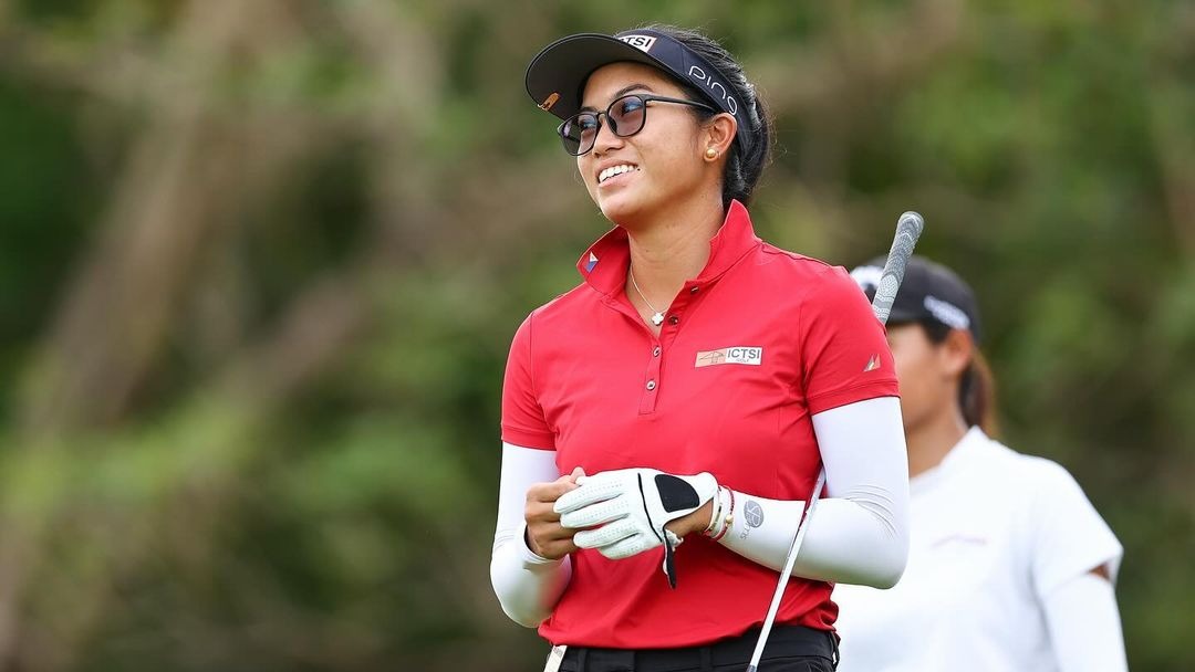 Bianca Pagdanganan offers advice to young Filipino golfers