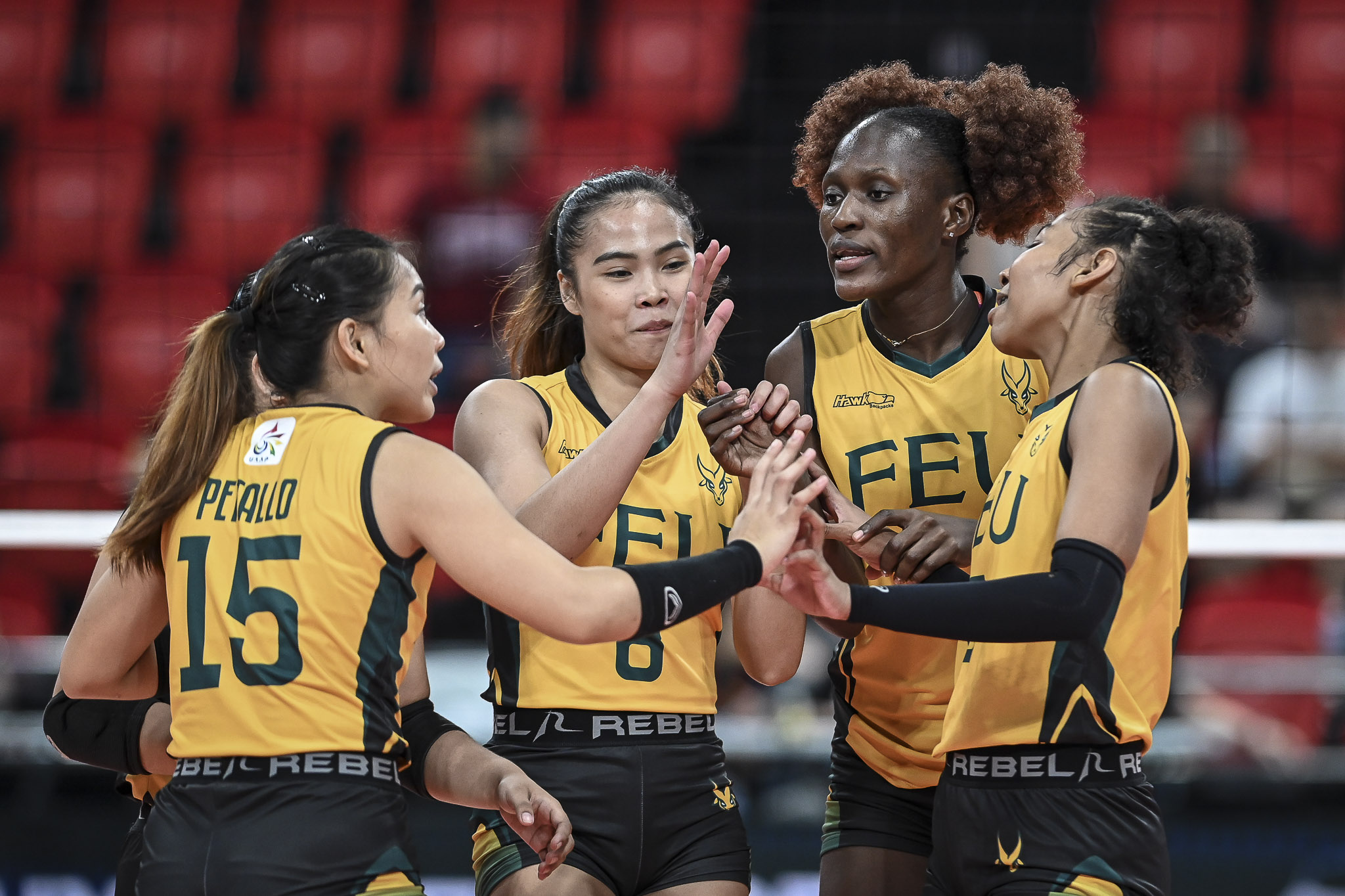 Feus-nine-wins - the game UAAP Volleyball: Feu